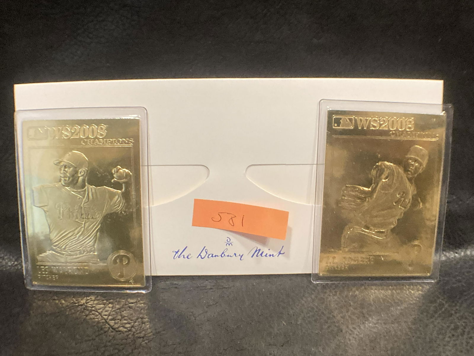 Les Walrond J. C. Romero 22kt Gold Danbury Mint Card: Les Walrond J. C. Romero 22kt Gold Danbury Mint Card