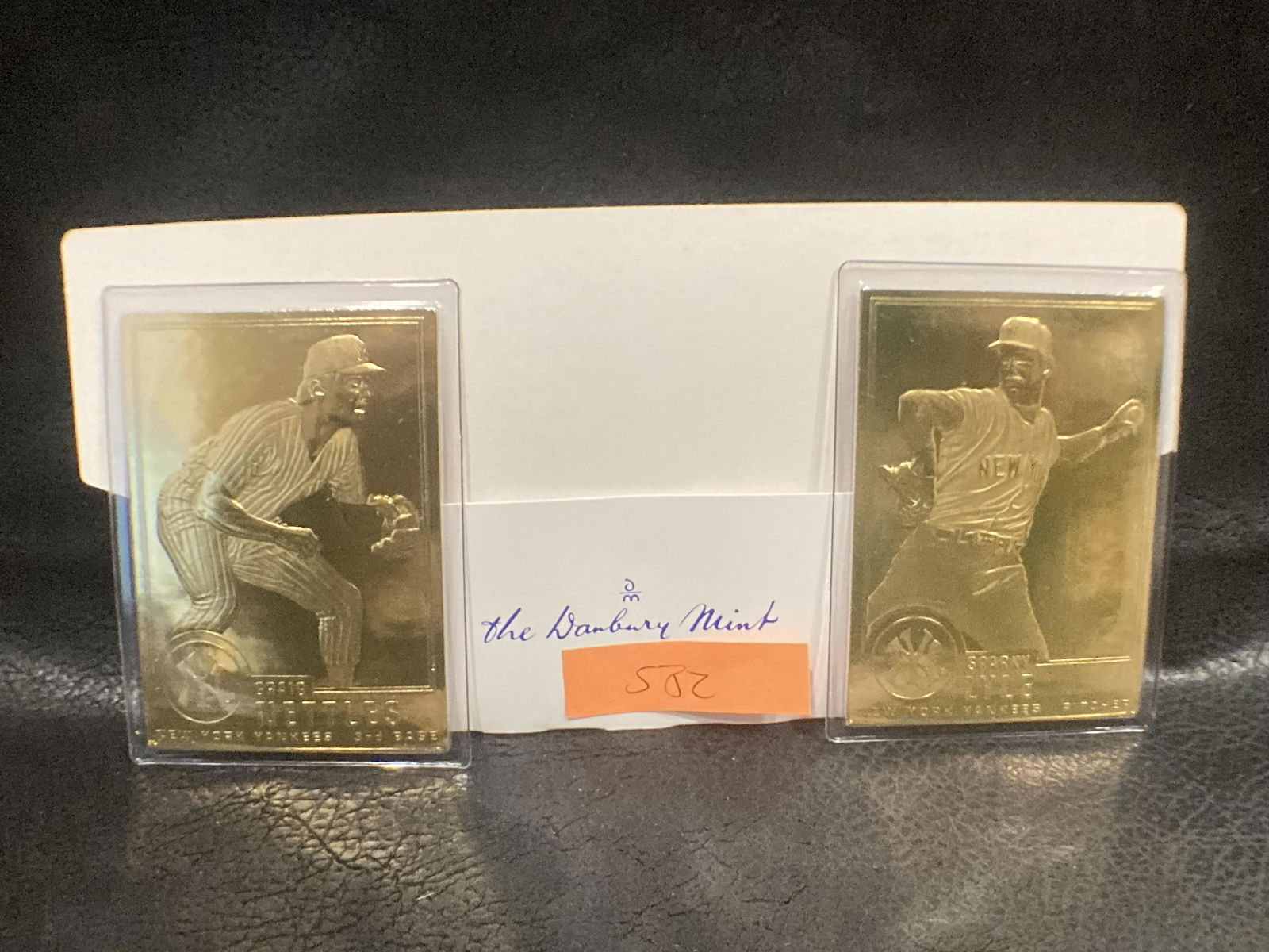 Sparky Lyle Graig Nettles 22kt Gold Danbury Mint Card: Sparky Lyle Graig Nettles 22kt Gold Danbury Mint Card