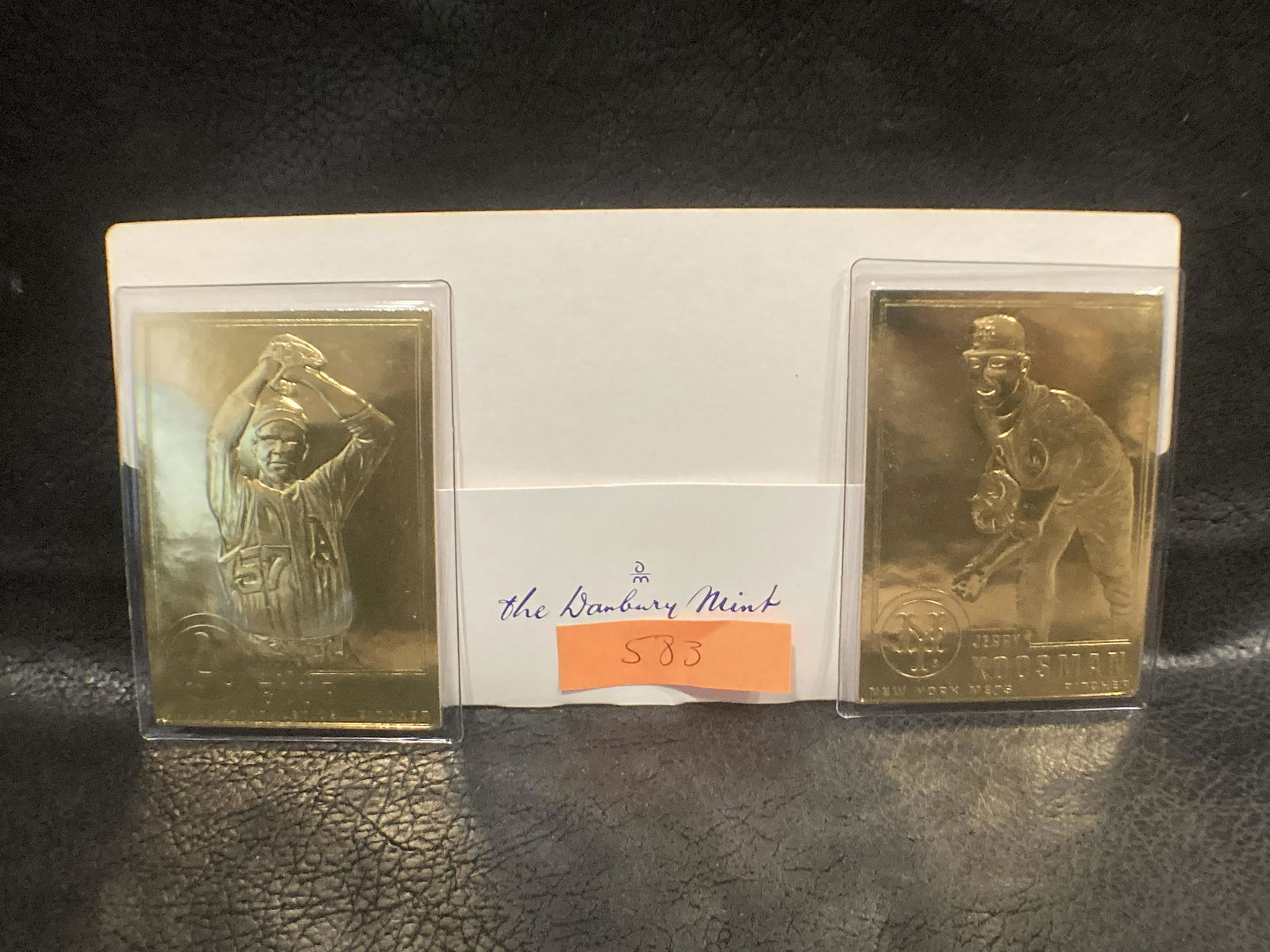 Jerry Koosman Vida Blue 22kt Gold Danbury Mint Card: Jerry Koosman Vida Blue 22kt Gold Danbury Mint Card
