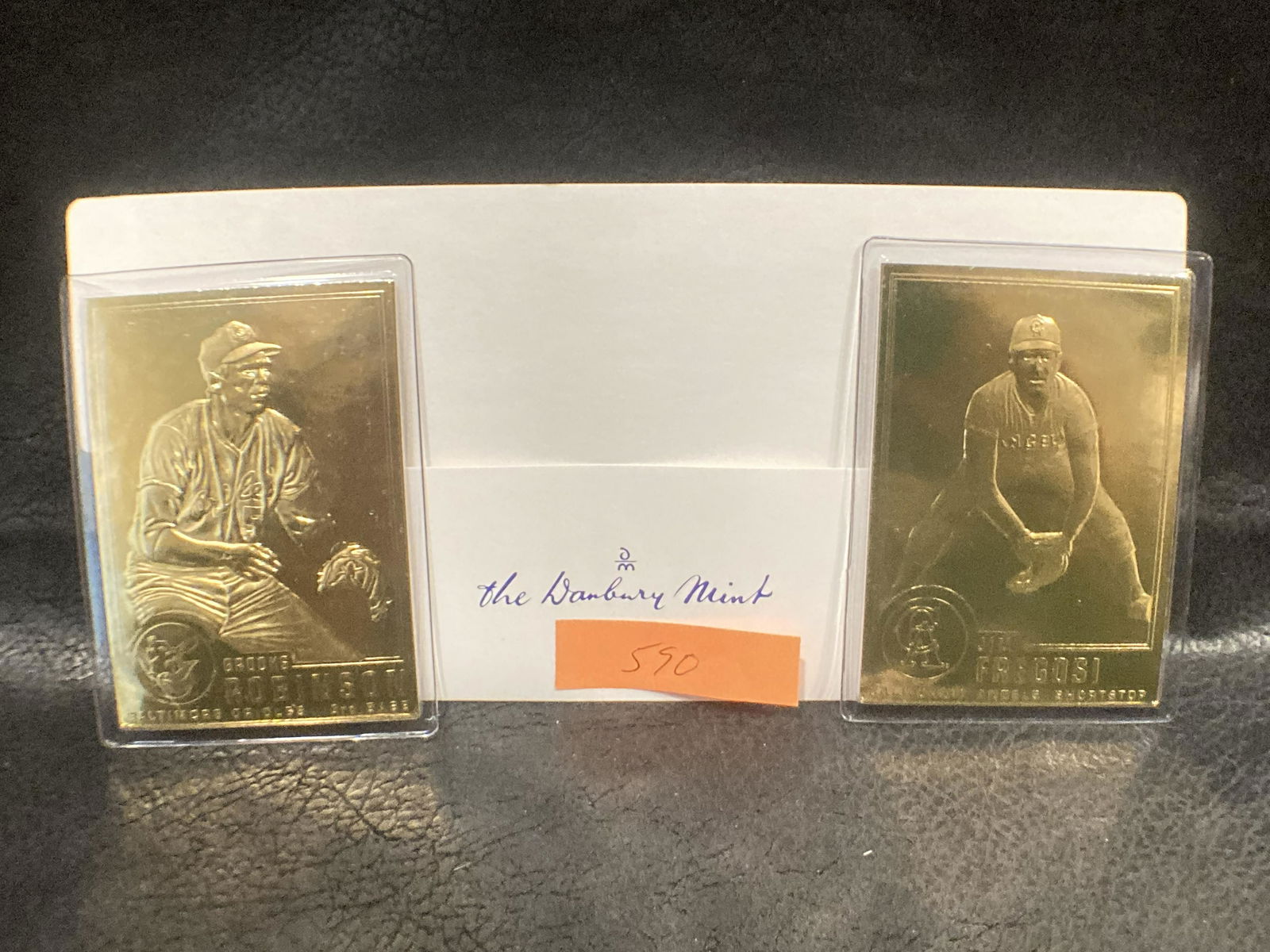 brooks robinson jim fregosi 22kt Gold Danbury Mint Card (1 of 2)