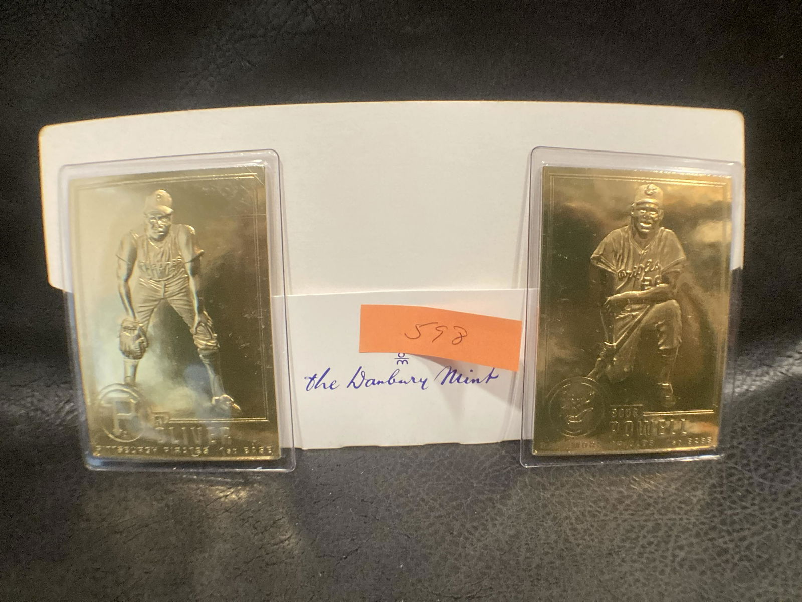 Al Oliver Boog Powell 22kt Gold Danbury Mint Card: Al Oliver Boog Powell 22kt Gold Danbury Mint Card