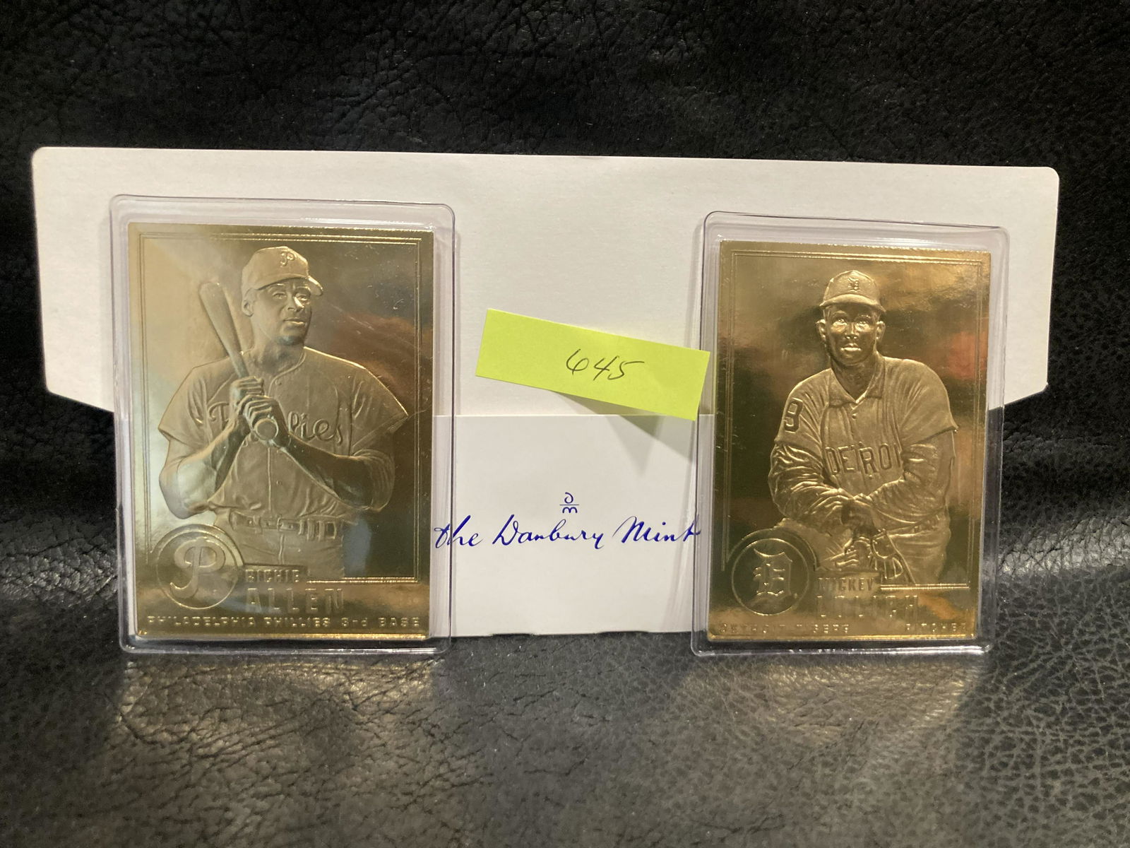 Mickey Lolich Richie Allen 22kt Gold Danbury Mint Card: Mickey Lolich Richie Allen 22kt Gold Danbury Mint Card