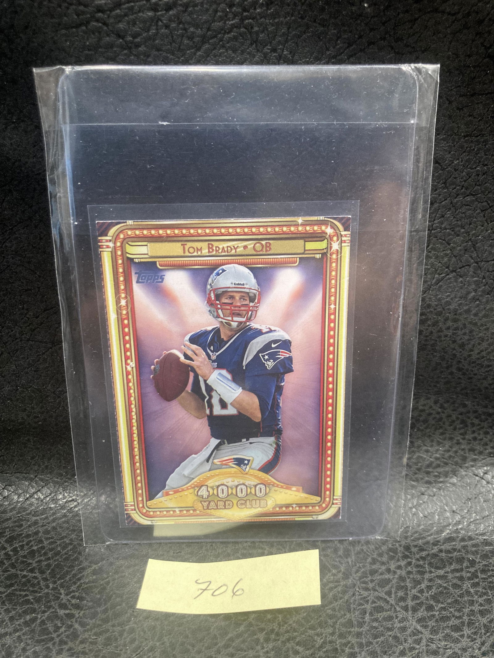 Tom Brady 2013 Topps 4000 Yard Club #4 Patriots (1 of 2)
