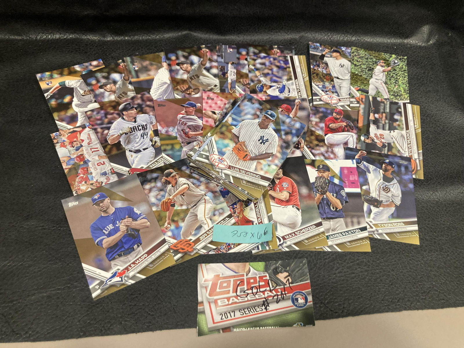 2017 Topps Series 2 Lot Of 66 Gold Parallel Cards (1 of 3)
