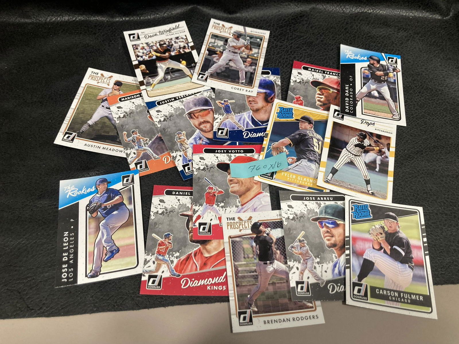 2017 Donruss Baseball Blue Back Variation Card Lot Of (1 of 3)