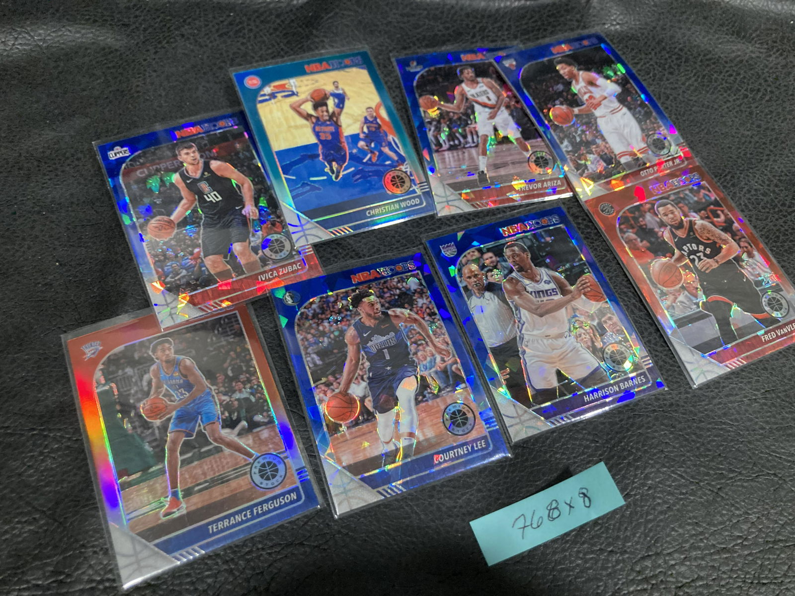 2019-20 Nba Hoops Premium Prizm Red Blue Cracked Ice 8 (1 of 2)