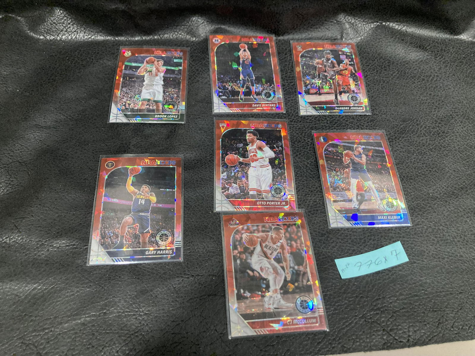 2019-20 Nba Hoops Premium Prizm Red Cracked Ice 7 Card (1 of 2)