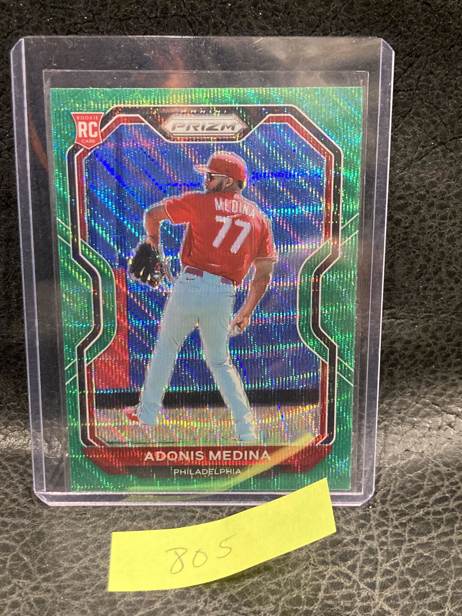 Adonis Medina 2021 Panini Prizm Baseball Green Wave (1 of 2)