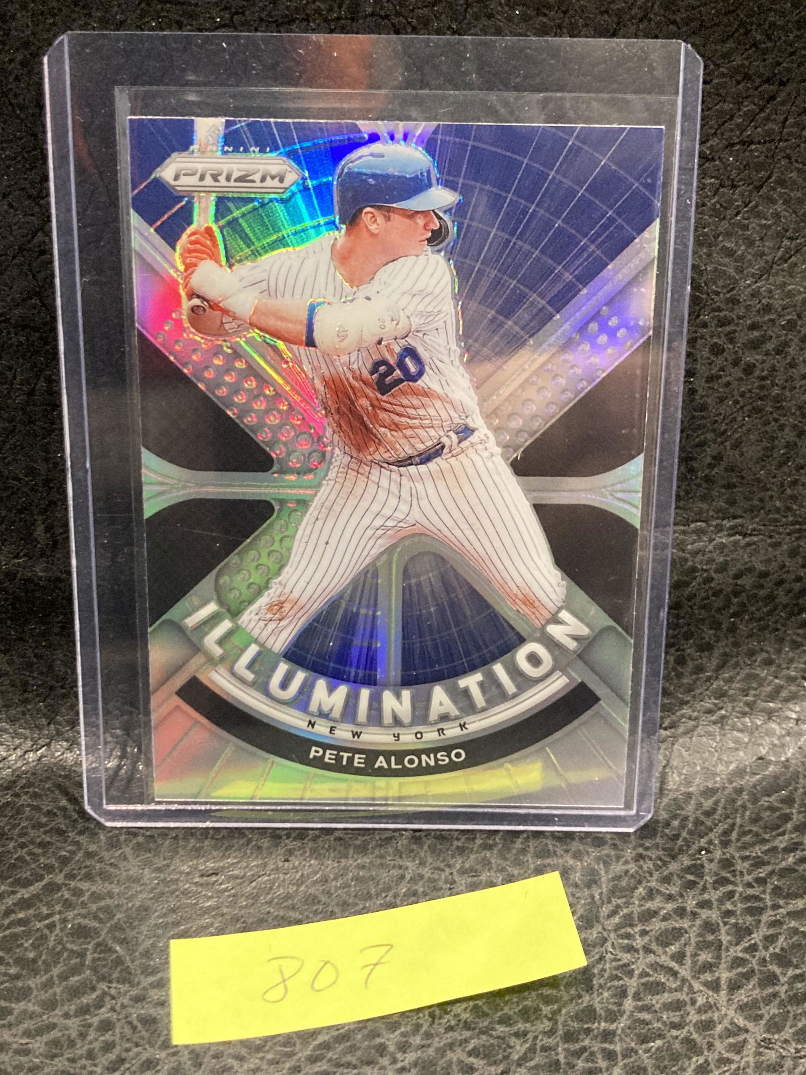 Pete Alonso 2021 Panini Prizm Silver Illumination New: Pete Alonso 2021 Panini Prizm Silver Illumination New York Mets