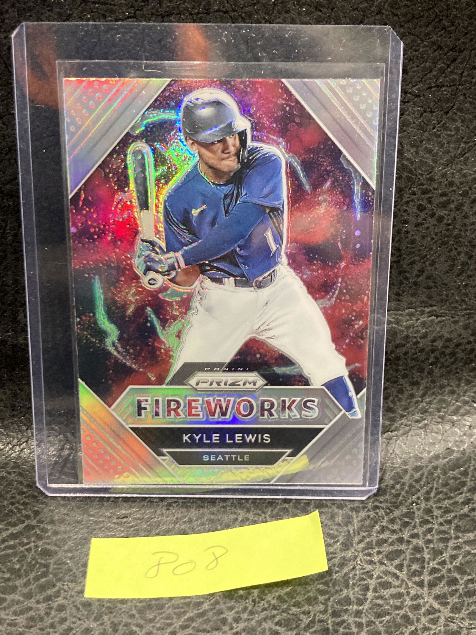 Kyle Lewis 2021 Panini Prizm Fireworks Silver Prizm (1 of 2)