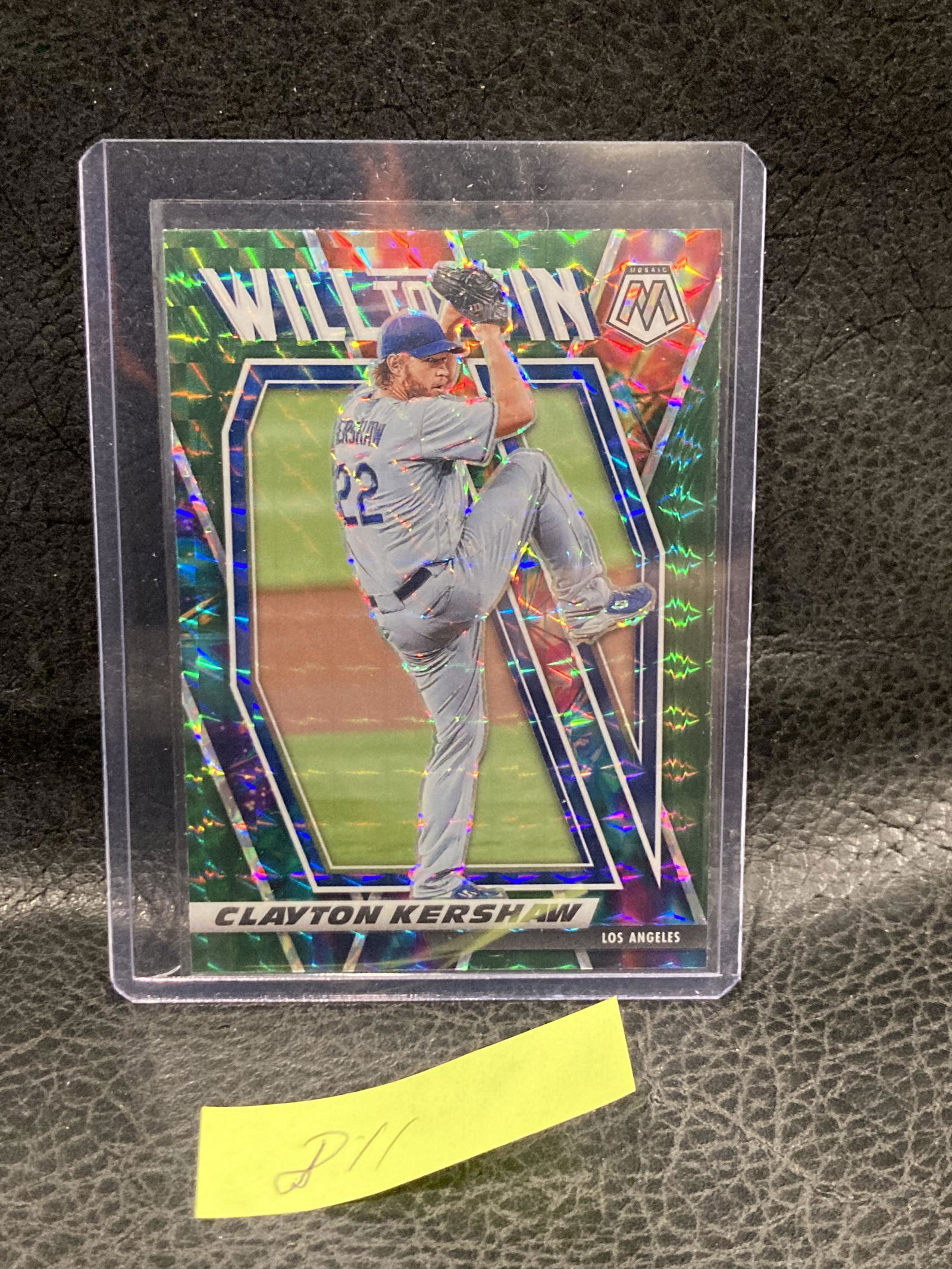 Clayton Kershaw 2021 Panini Mosaic #WTW5 Will To Win (1 of 2)