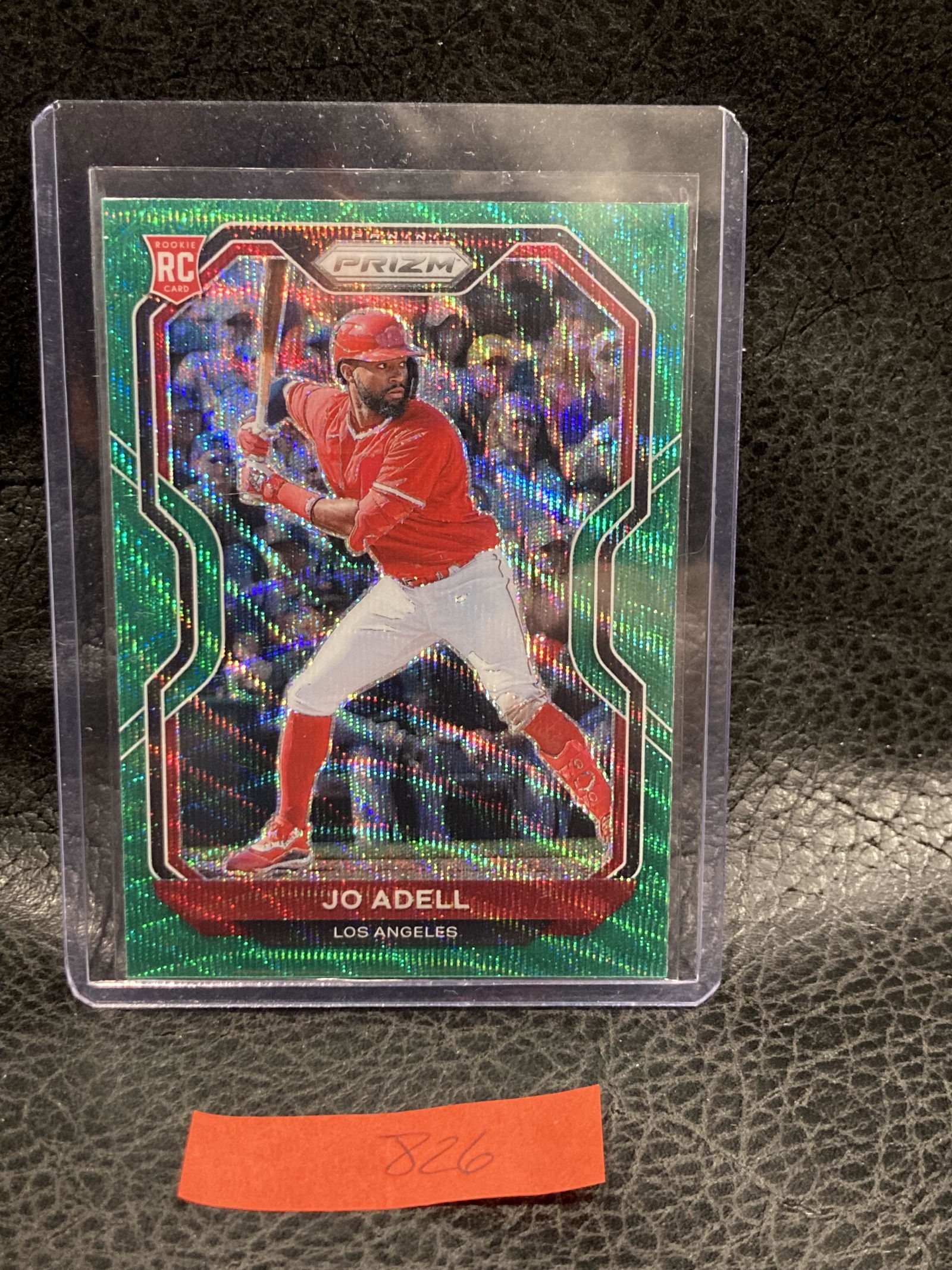 Jo Adell 2021 Panini Prizm Rookie Green Wave Prizm Card (1 of 2)
