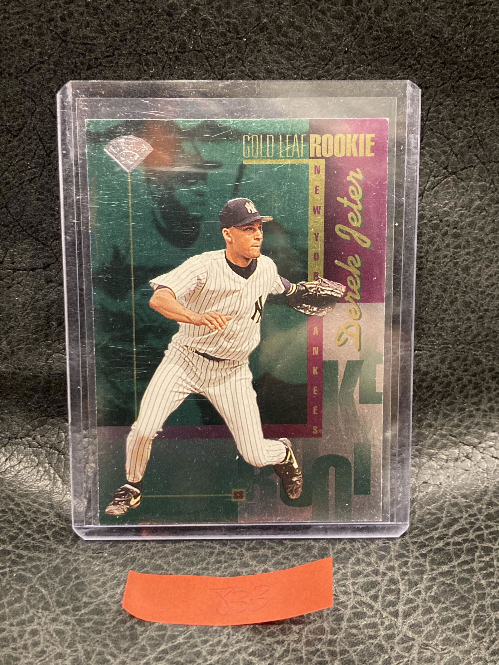 Derek Jeter 1996 Leaf Gold Leaf Rookies Rc #211 New (1 of 2)