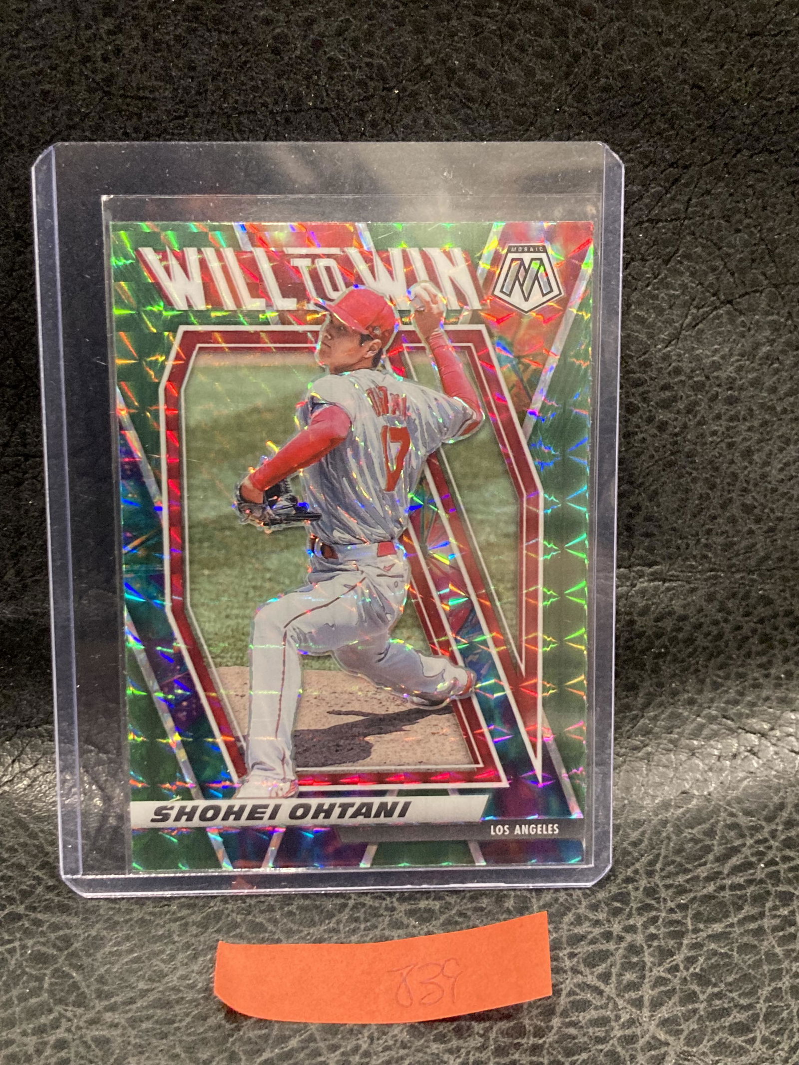 Shohei Ohtani 2021 Mosaic Will To Win Insert Green (1 of 2)