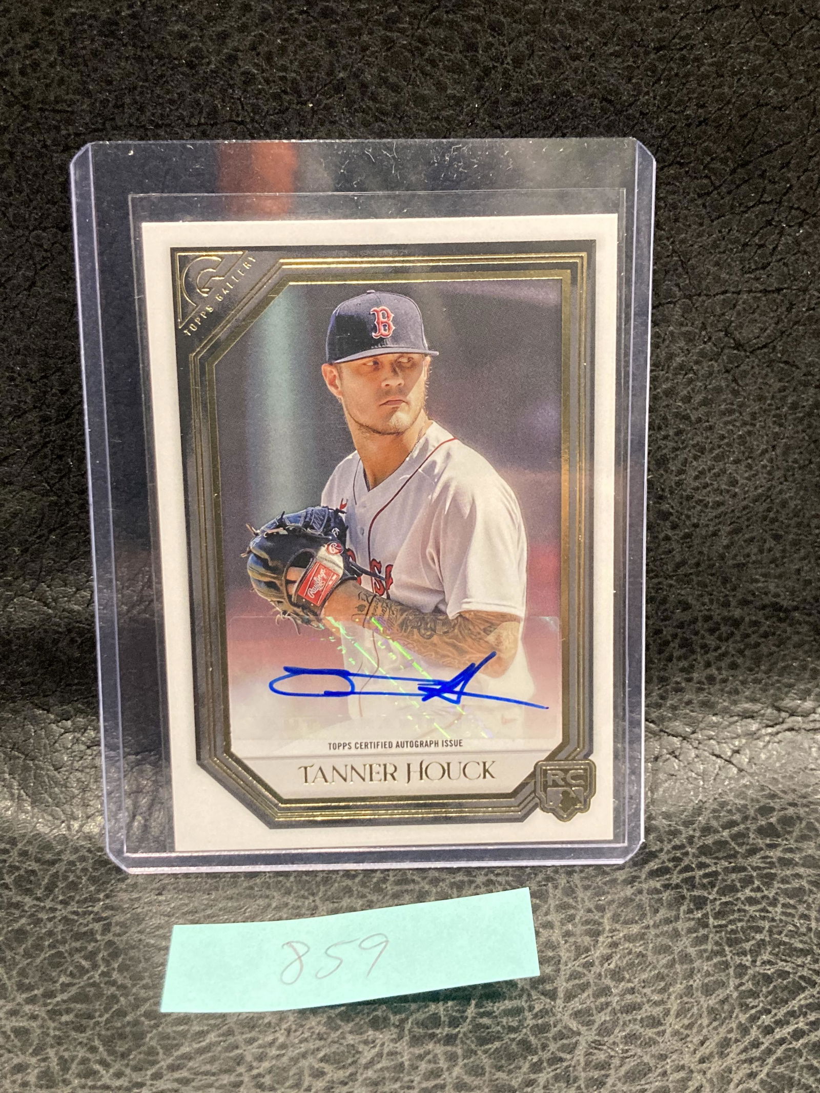 2021 Tanner Houck Topps Gallery Auto Green Border (1 of 2)