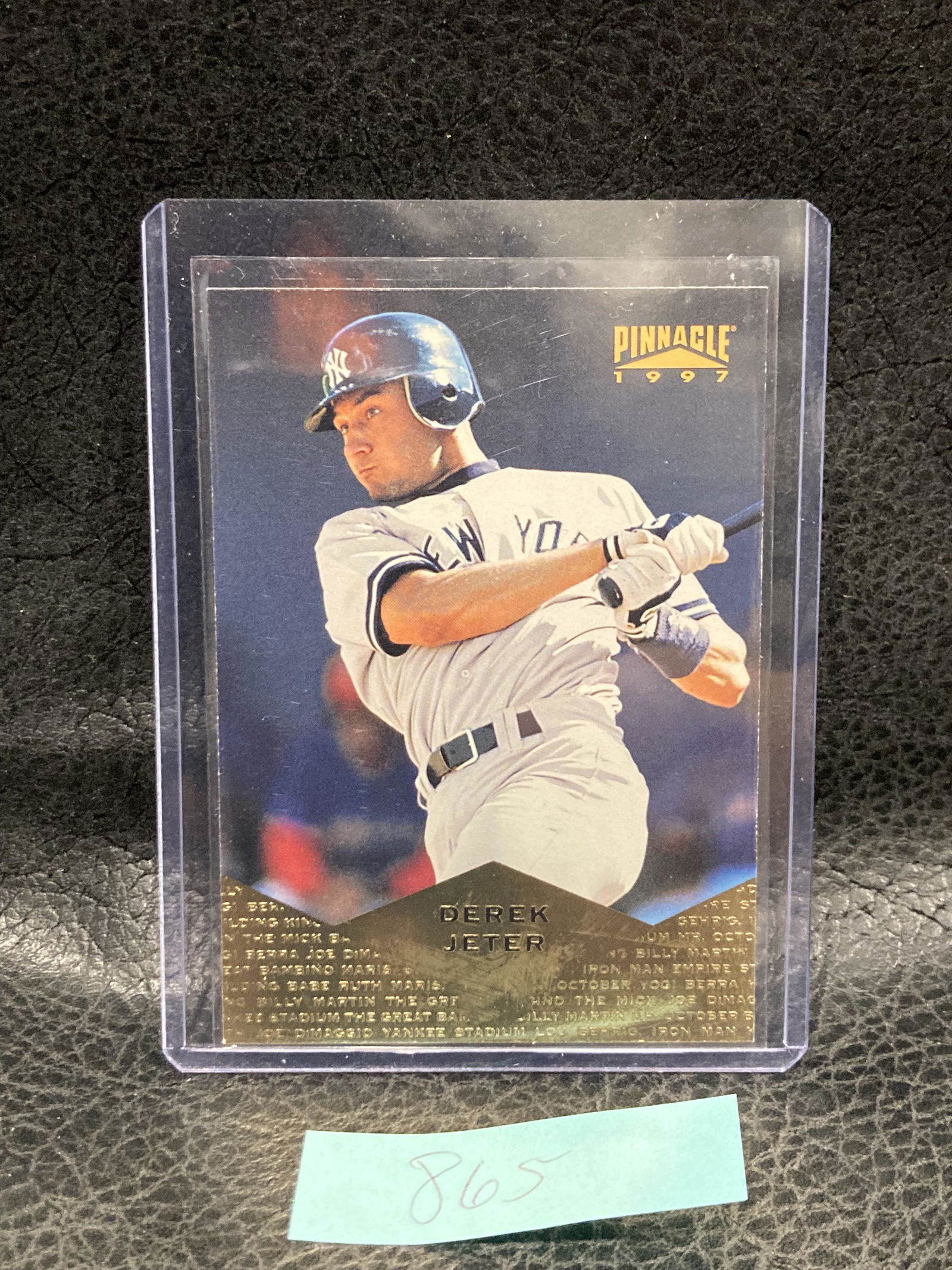 1997 Pinnacle Derek Jeter #139 New York Yankees Hof (1 of 2)