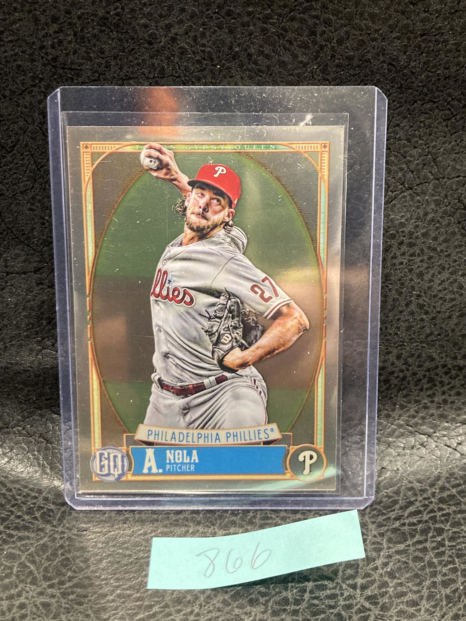 Aaron Nola 2021 Topps Gypsy Queen #82 Chrome Box Topper: Aaron Nola 2021 Topps Gypsy Queen #82 Chrome Box Topper Philadelphia Phillies