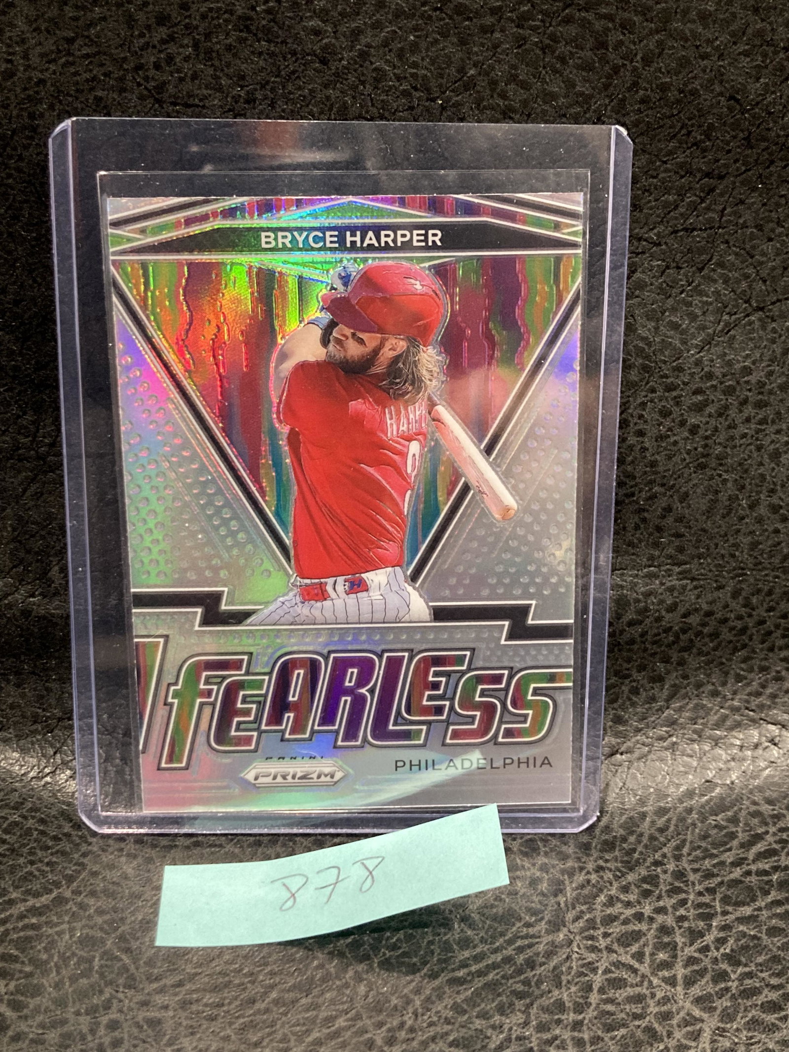 Bryce Harper 2021 Panini Prizm Fearless Silver Prizm: Bryce Harper 2021 Panini Prizm Fearless Silver Prizm #FR-11