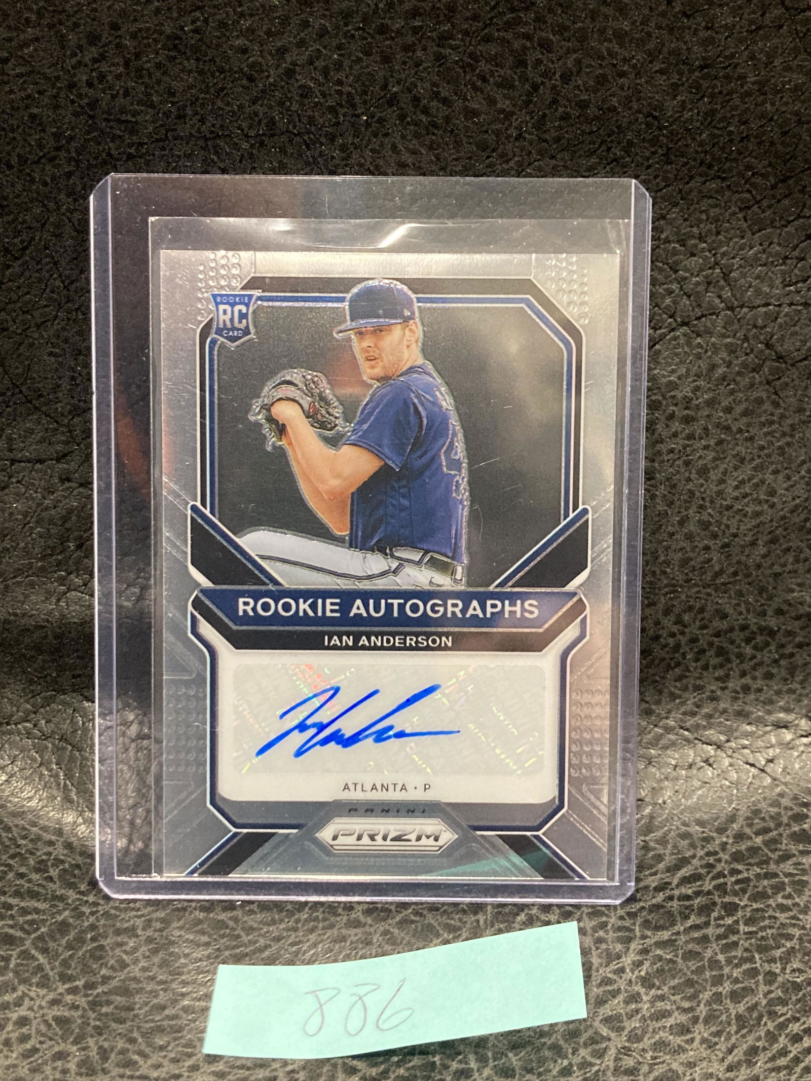 Ian Anderson 2021 Prizm Rookie Auto #RA-IA Atlanta (1 of 2)