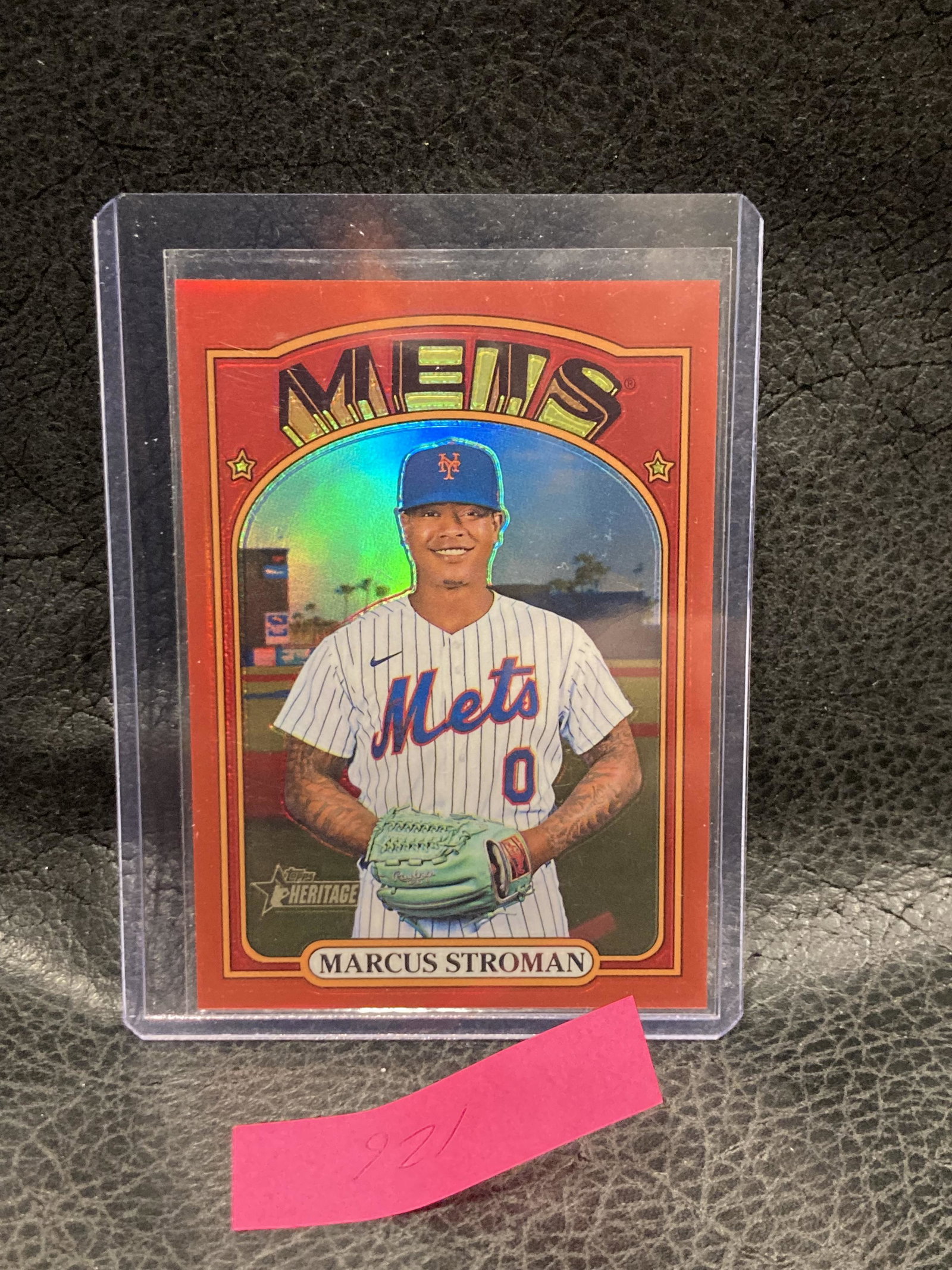Marcus Stroman Red Refractor #/372 2021 Topps Heritage: Marcus Stroman Red Refractor #/372 2021 Topps Heritage High Number Baseball MLB