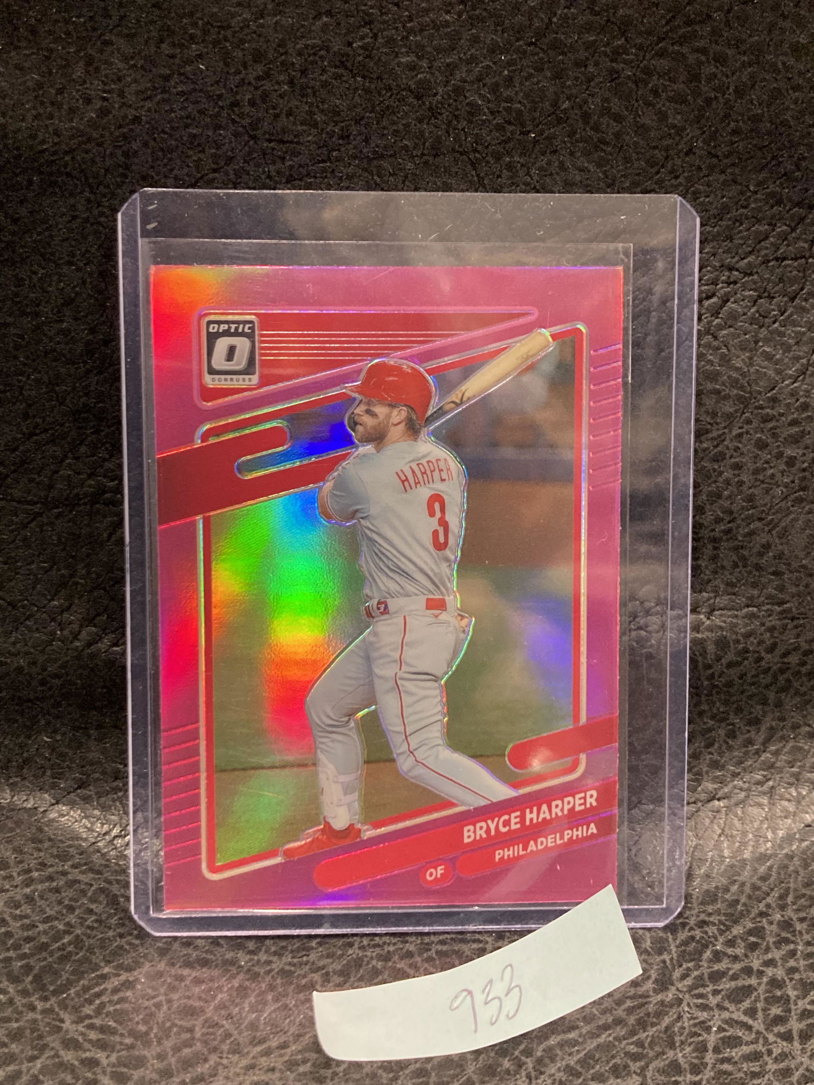 Bryce Harper 2021 Donruss Optic Pink Holo Phillys (1 of 2)
