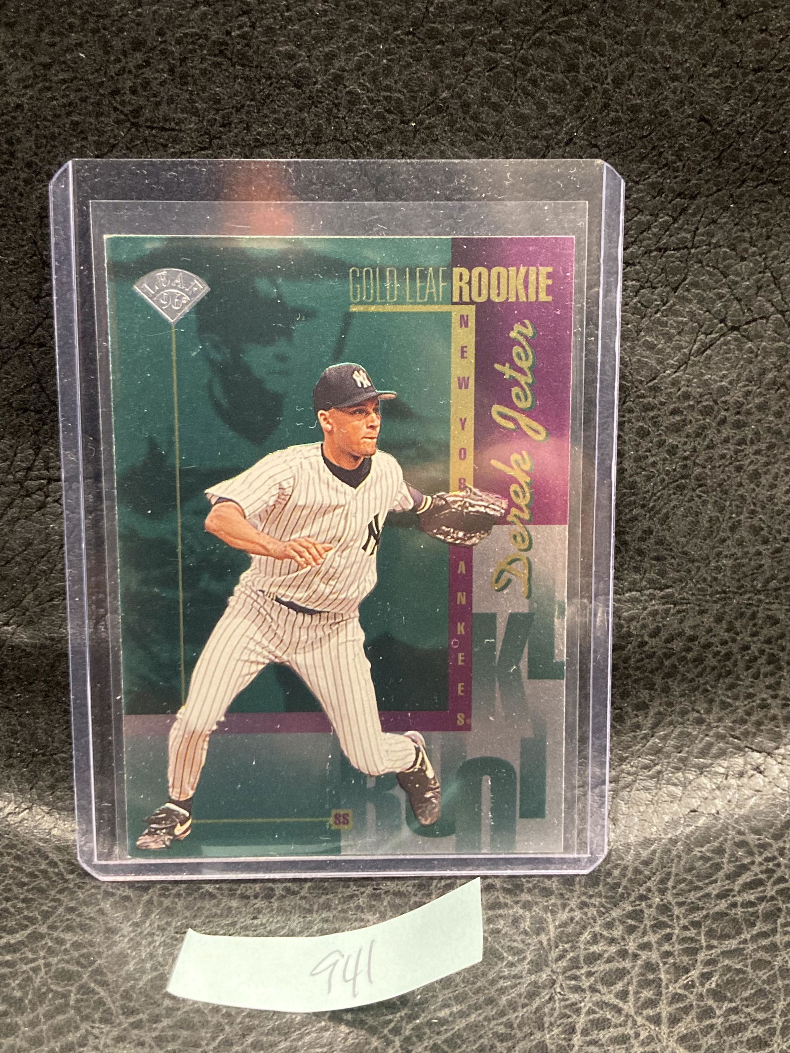 Derek Jeter 1996 Leaf Gold Leaf Rookies Rc #211 New (1 of 2)