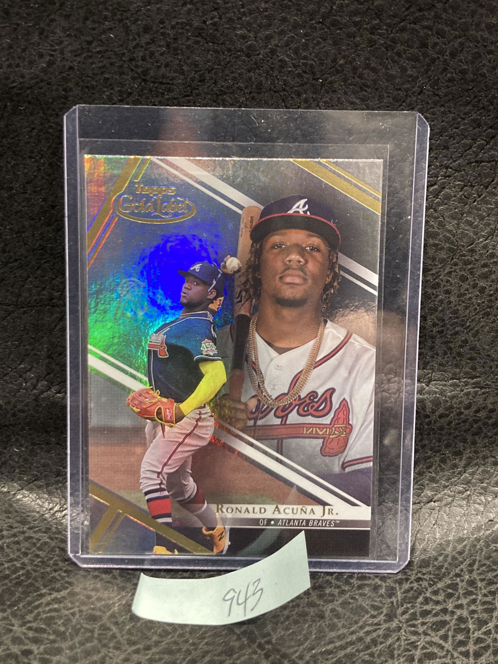 Ronald Acuna Jr 2021 Topps Gold Label Class 1 Black Non (1 of 2)
