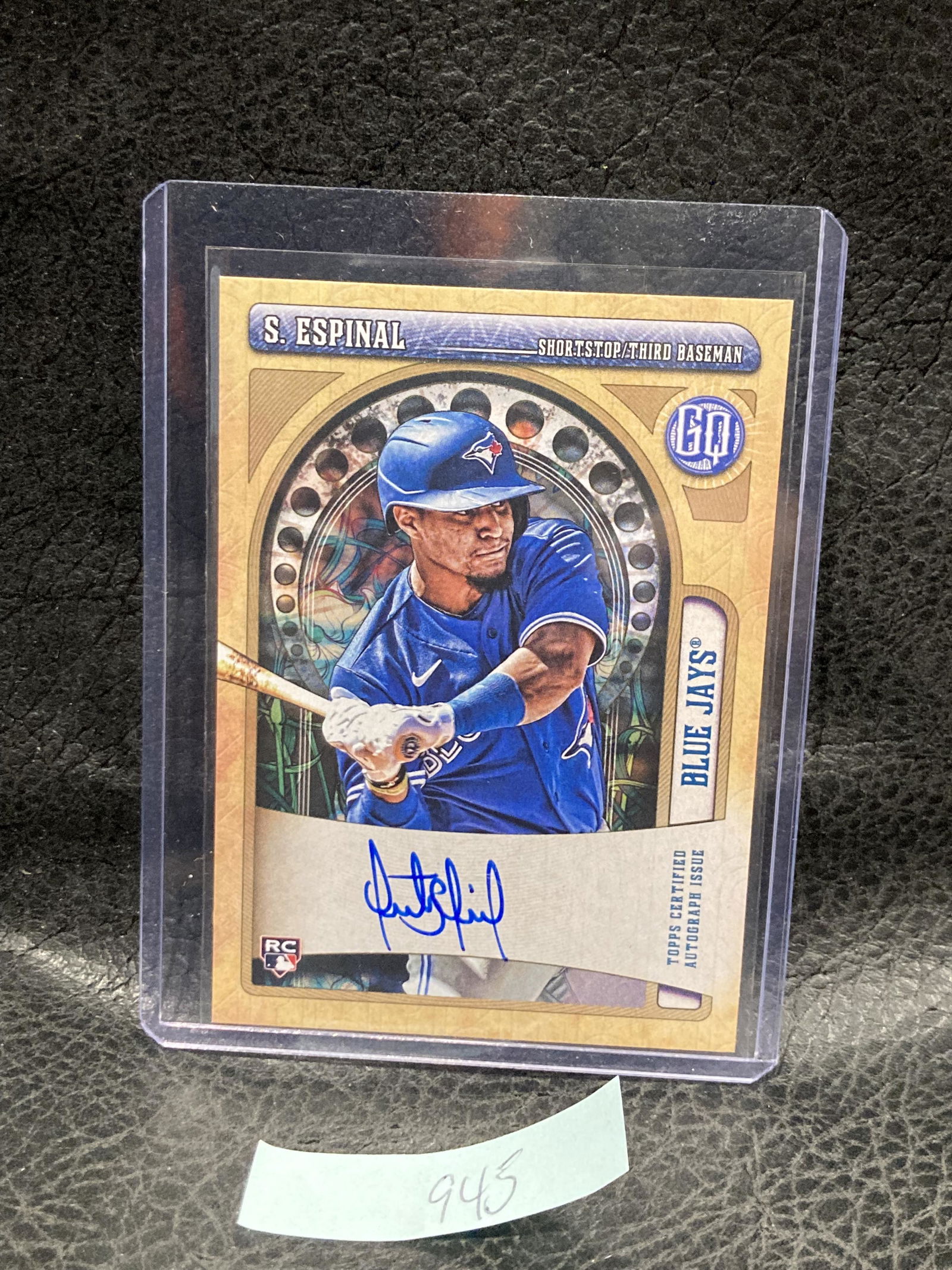 Santiago Espinal 2021 Topps Gypsy Queen Rookie Auto Rc (1 of 2)