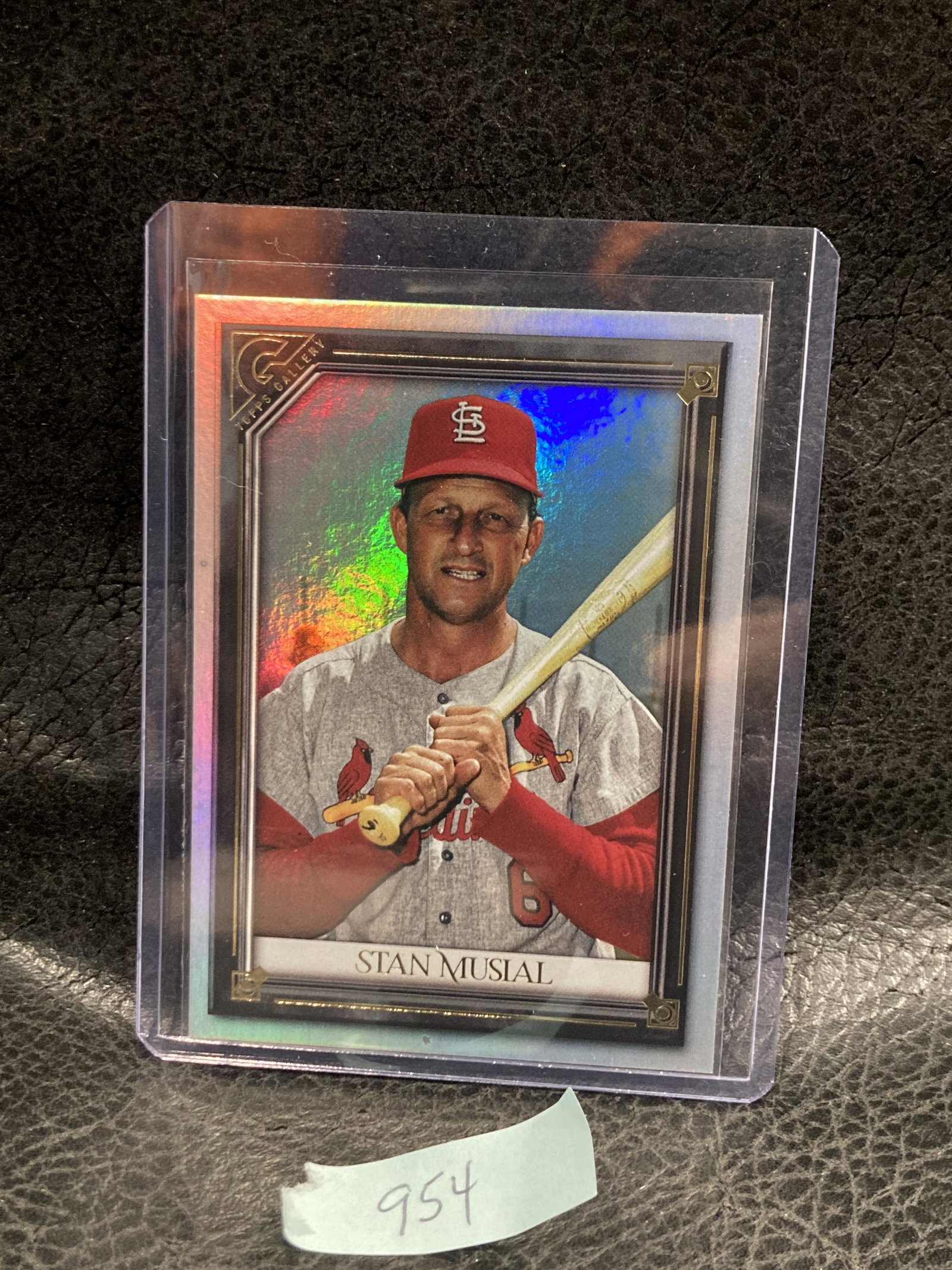Stan Musial 2021 Topps Gallery Baseball Rainbow Foil: Stan Musial 2021 Topps Gallery Baseball Rainbow Foil No.127