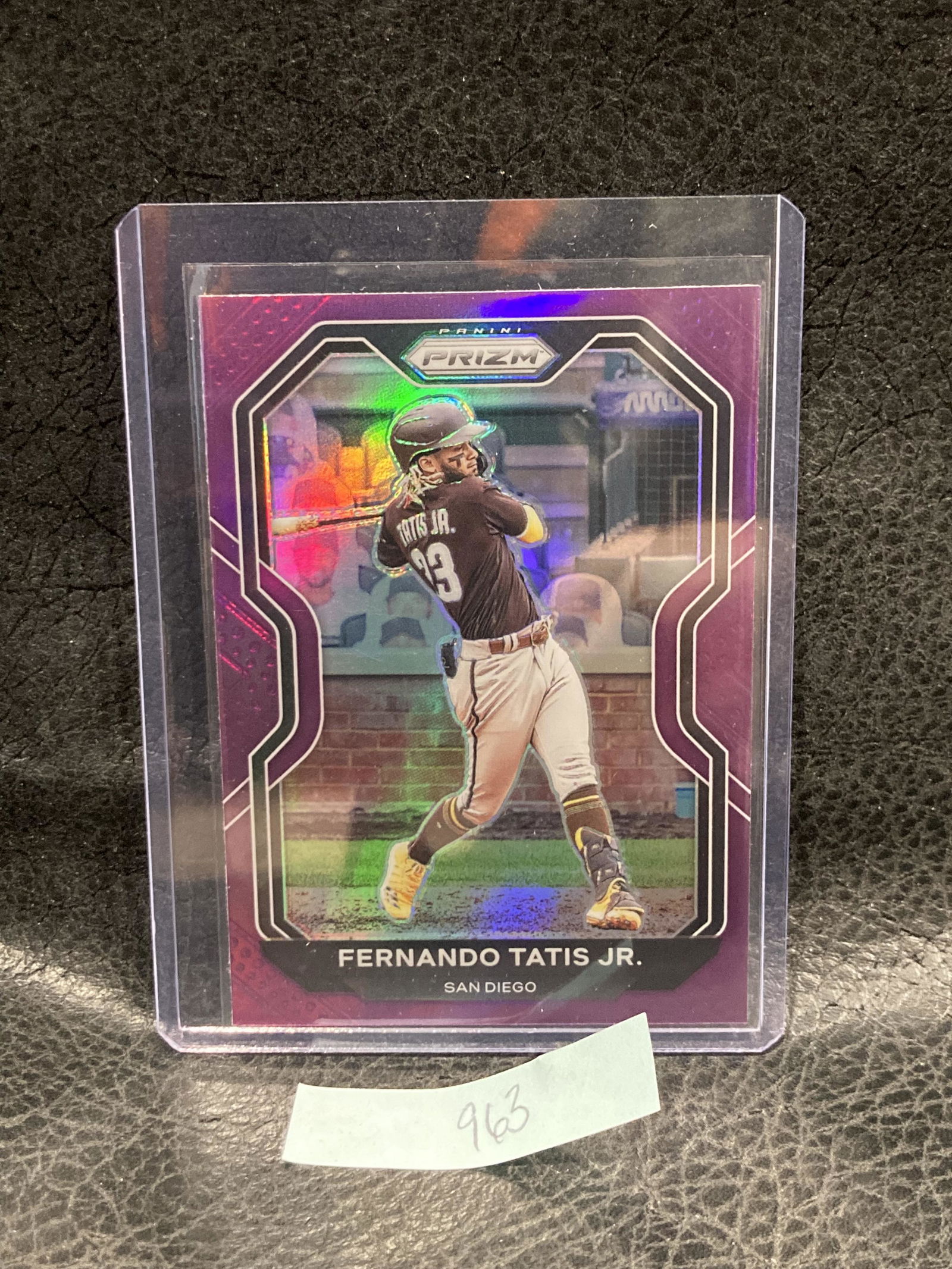 Fernando Tatis Jr 2021 Panini Prizm Purple Prizm #161 (1 of 2)