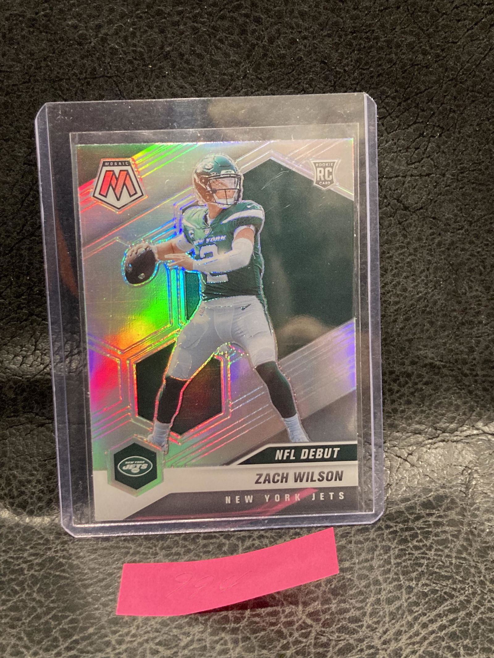 ZACH WILSON 2021 Mosaic NFL Debut Silver Prizm RC (1 of 2)