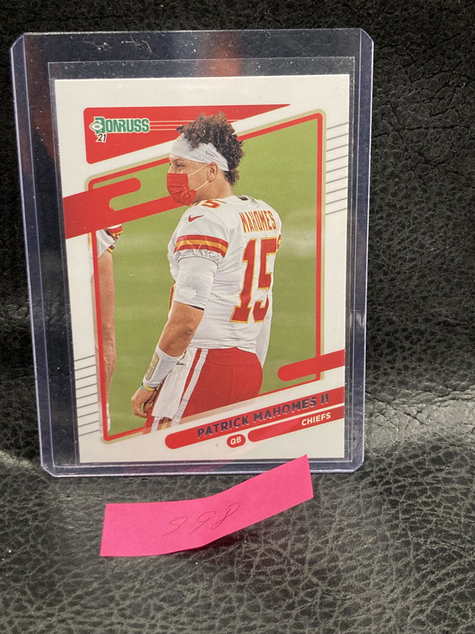 Patrick Mahomes 2021 Donruss Mask SP #116 Chiefs (1 of 2)