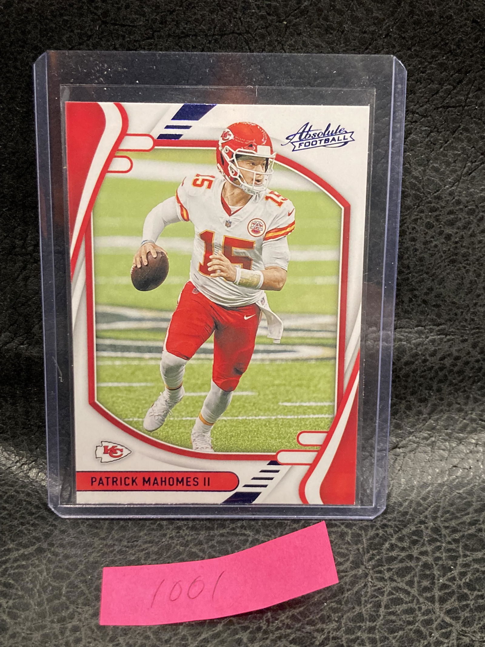 Patrick Mahomes Blue Foil 2021 Panini Absolute Football (1 of 2)