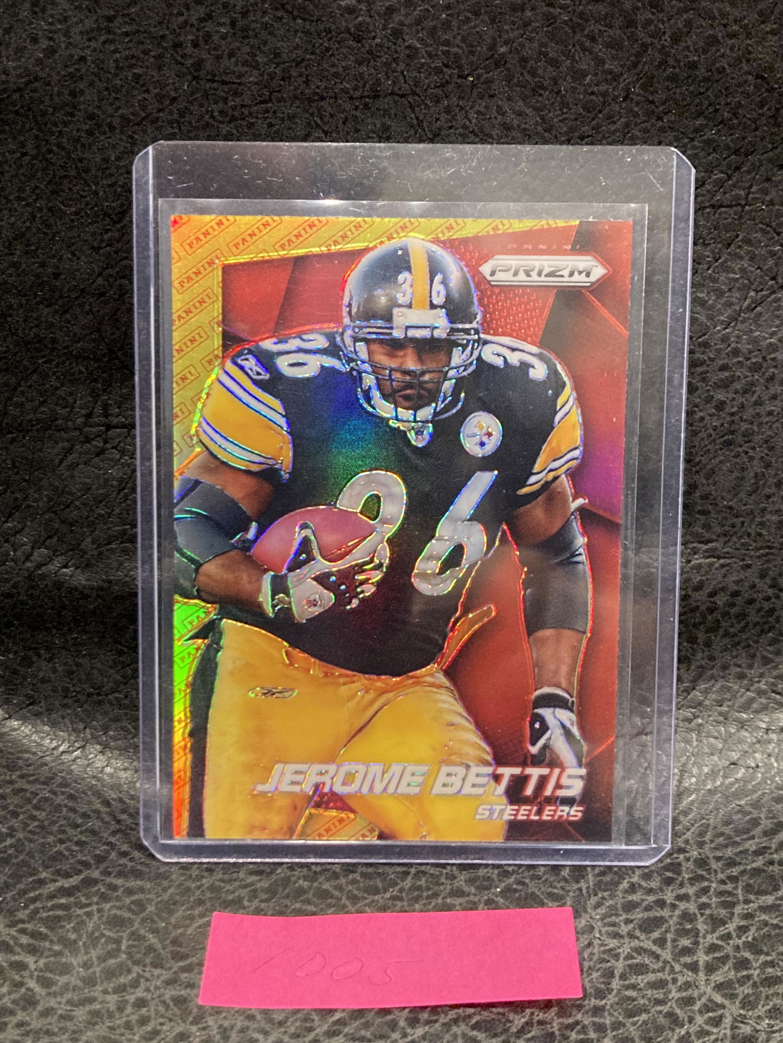 Jerome Bettis 2014 Panini Prizm Refractor Red Yellow Sp (1 of 2)