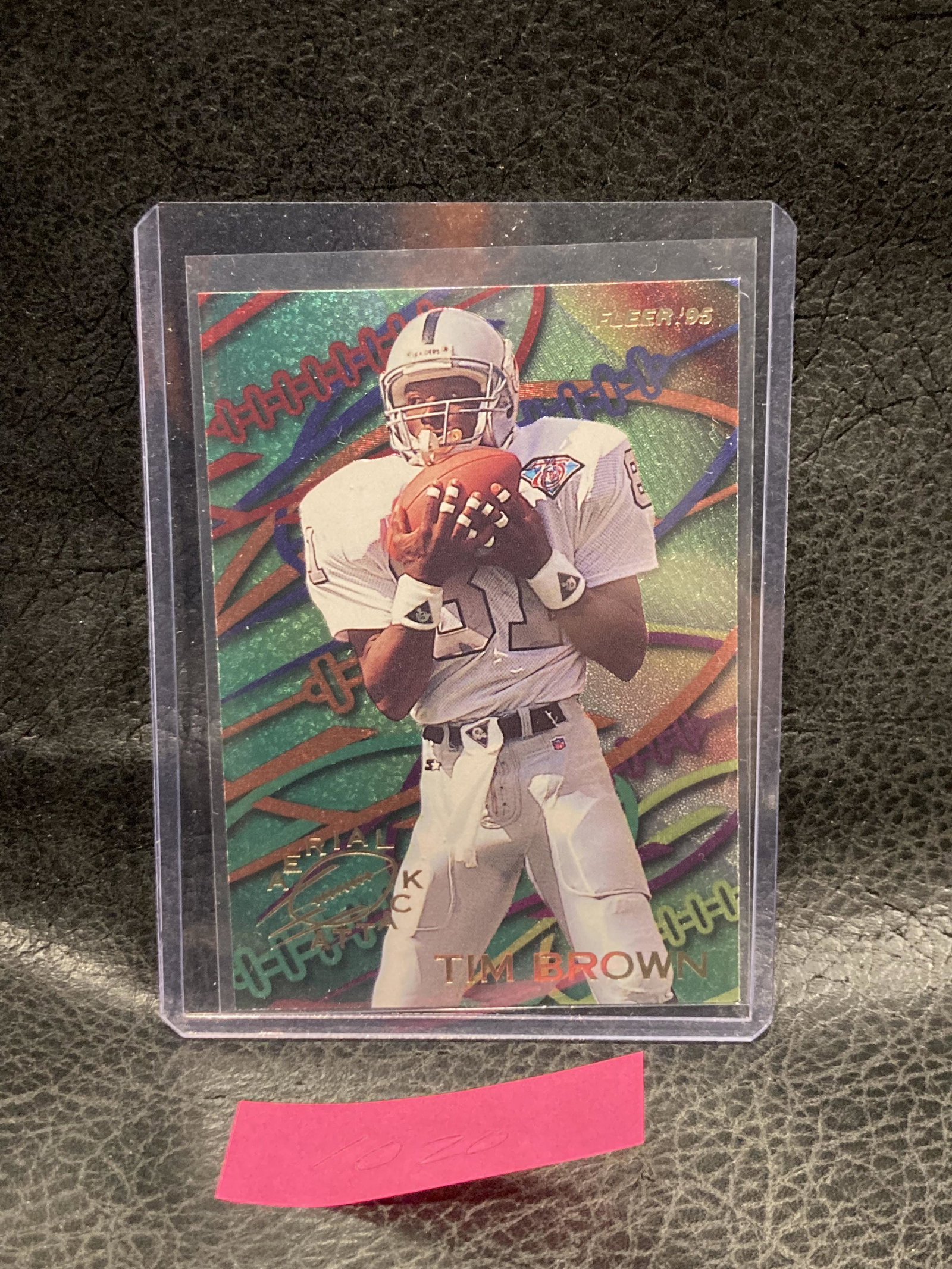 Tim Brown 1995 Fleer Aerial Attack #1 Hof Oakland: Tim Brown 1995 Fleer Aerial Attack #1 Hof Oakland Radiers