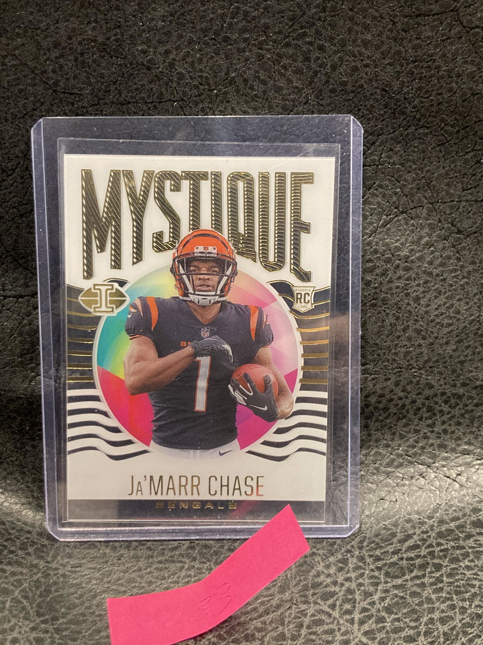 Jamarr Chase 2021 Panini Illusions Mystique Rookie: Jamarr Chase 2021 Panini Illusions Mystique Rookie #MY-7 Card Bengals