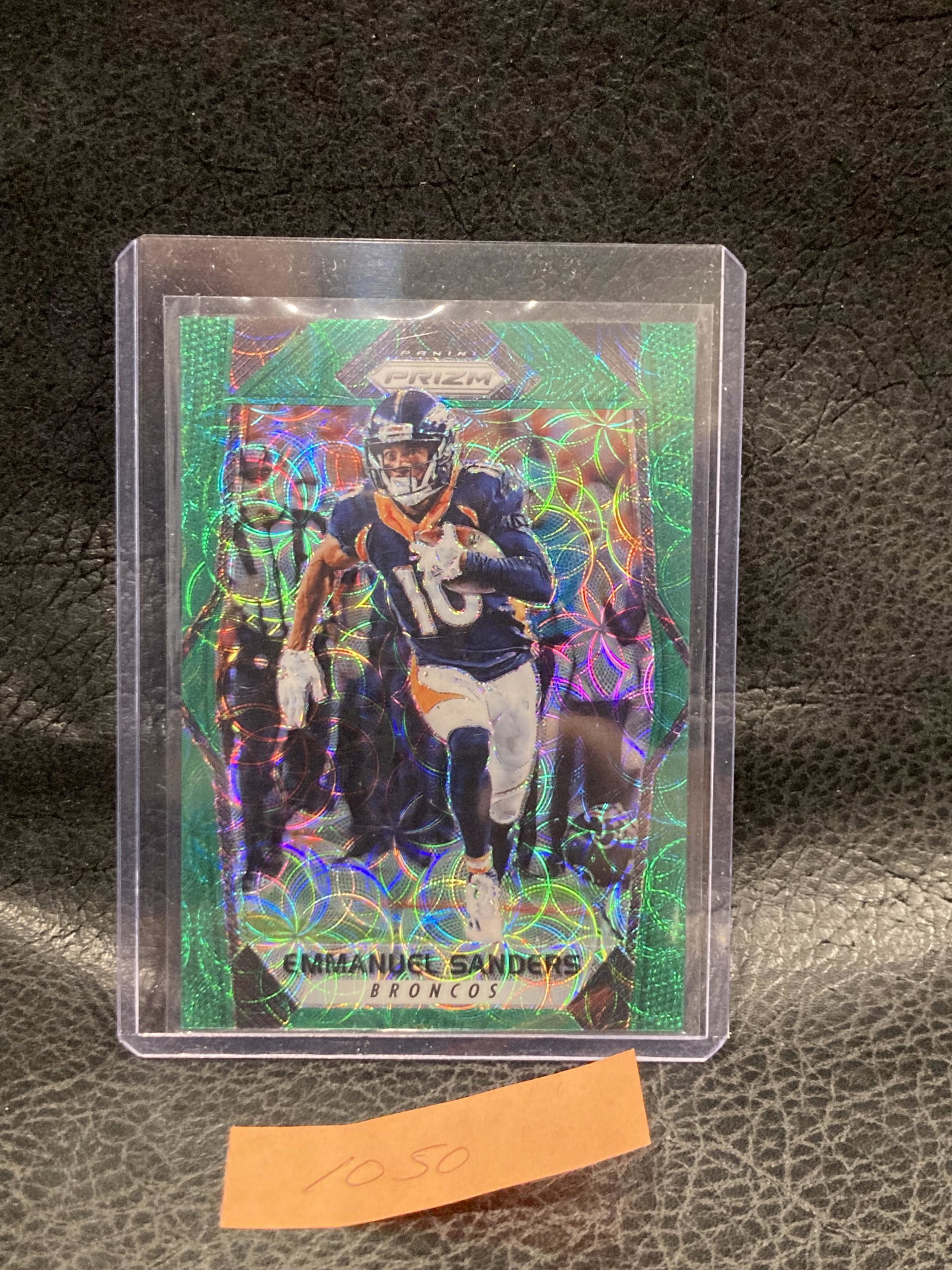 Emmanuel Sanders 2017 Panini Prizm Green Scope /99 SP: Emmanuel Sanders 2017 Panini Prizm Green Scope /99 SP #17