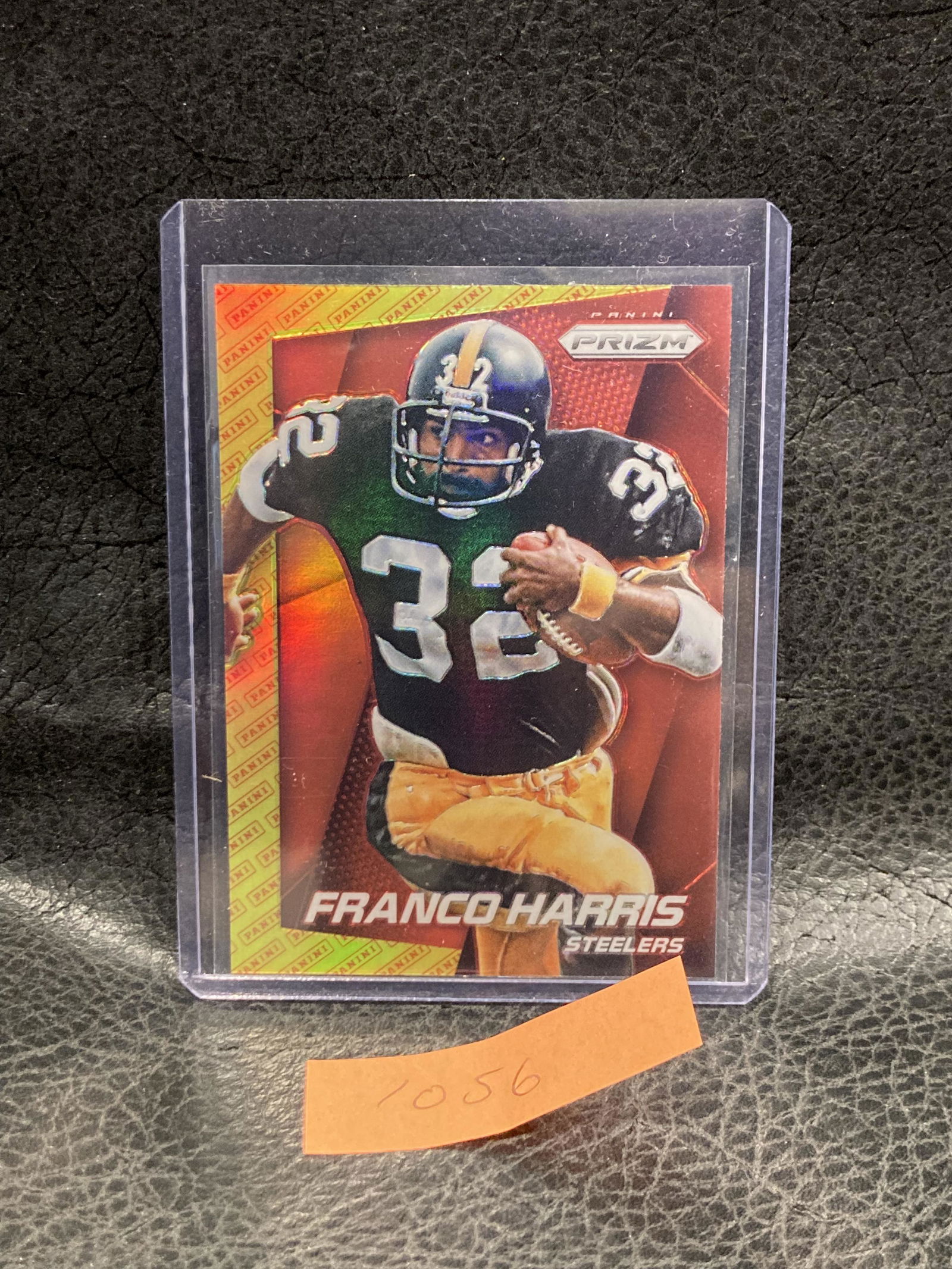 Franco Harris 2014 Panini Prizm Refractor Red Yellow Sp (1 of 2)