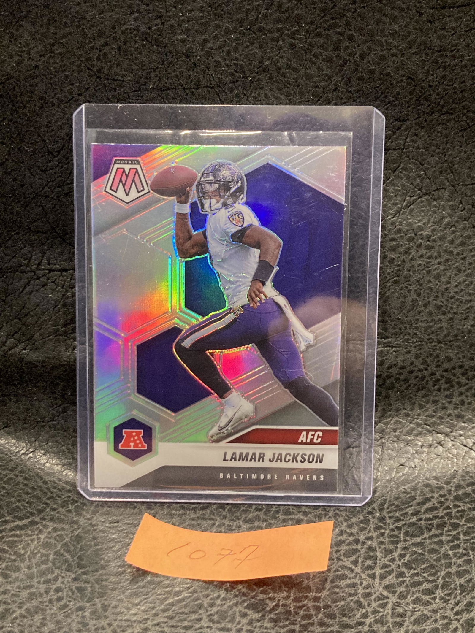 Lamar Jackson 2021 Panini Mosaic Silver Afc Baltimore (1 of 2)