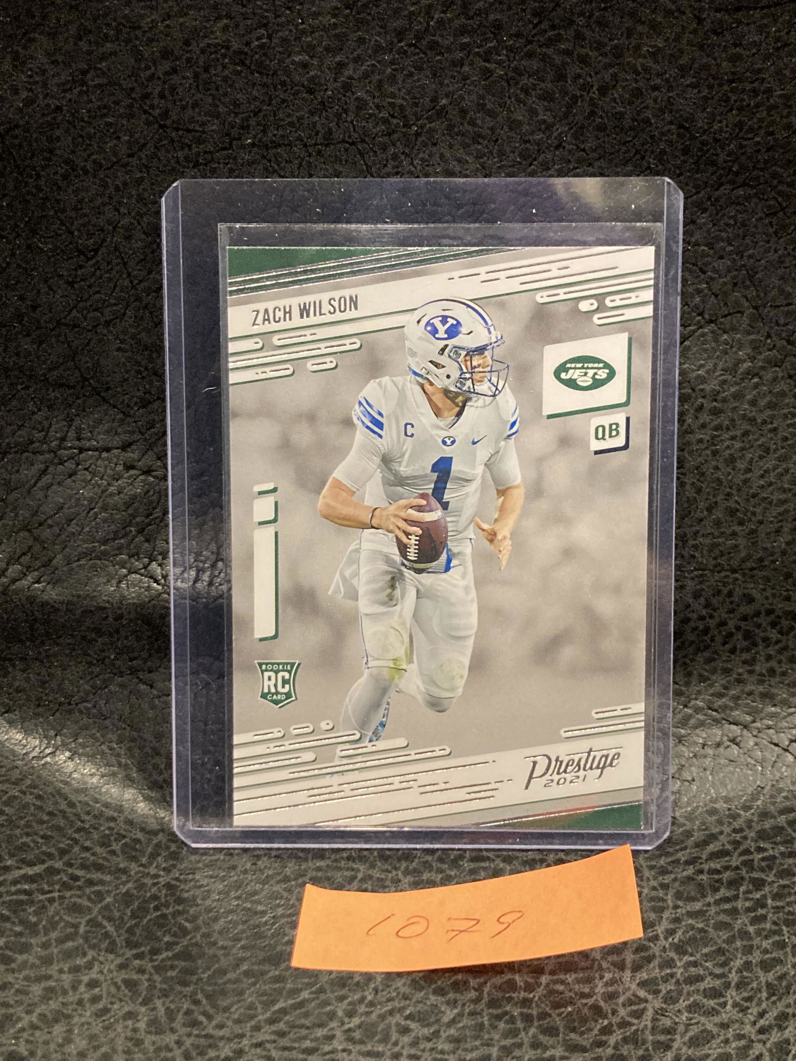 Zack Wilson 2021 Prestige Rookie Card New York Jets (1 of 2)