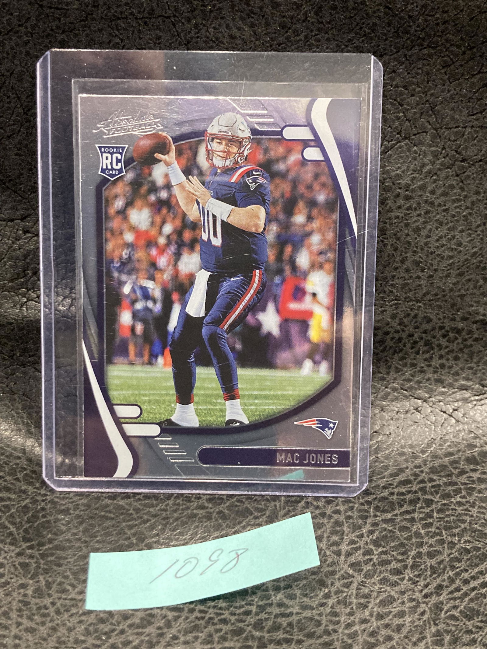 2021 Mac Jones Rookie Panini Absolute Green Foil Rc (1 of 2)