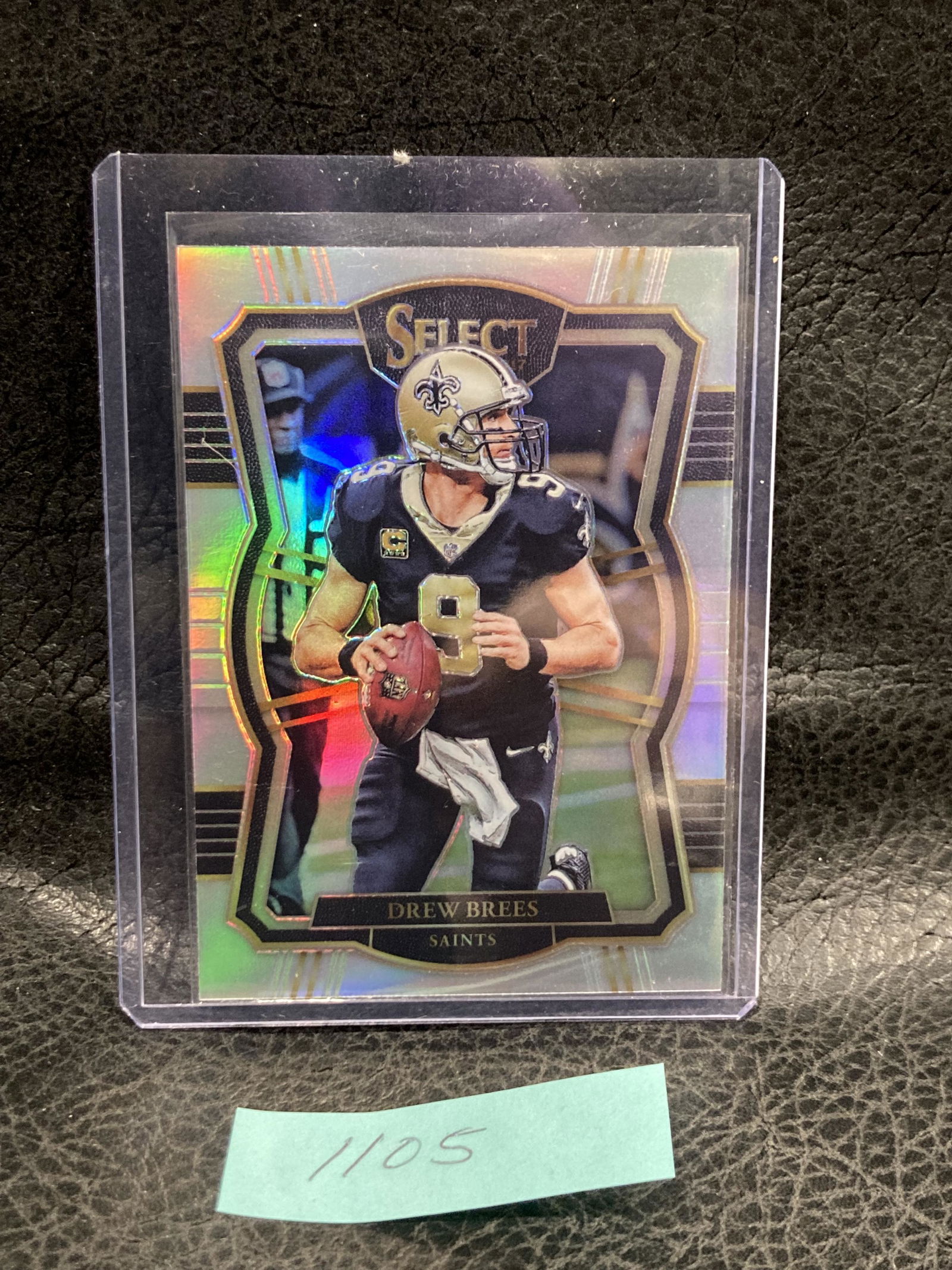 Drew Brees 2017 Panini Select Silver Prizm Refractor (1 of 2)
