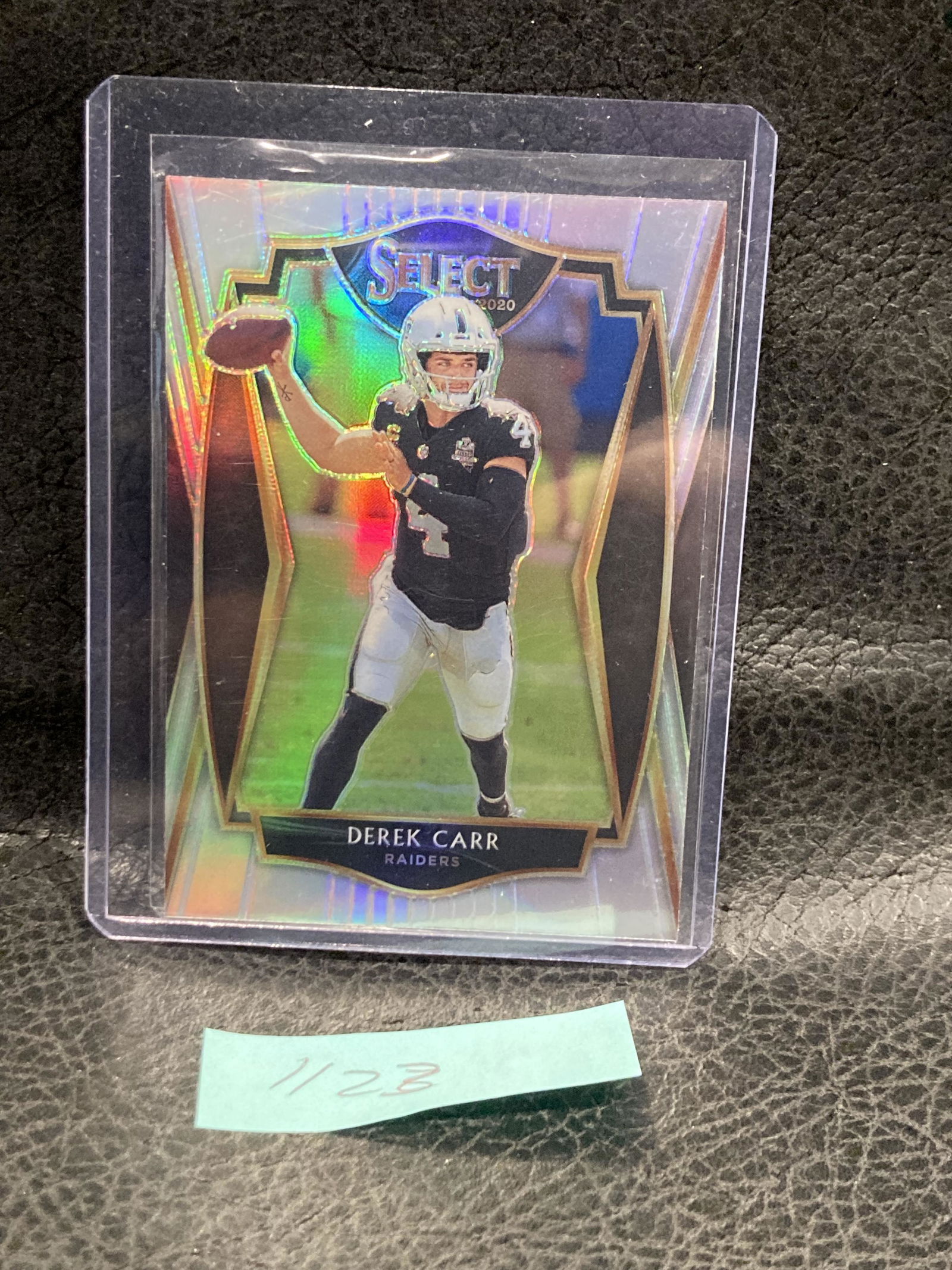 Derek Carr 2020 Panini Select Premier Level Silver (1 of 2)