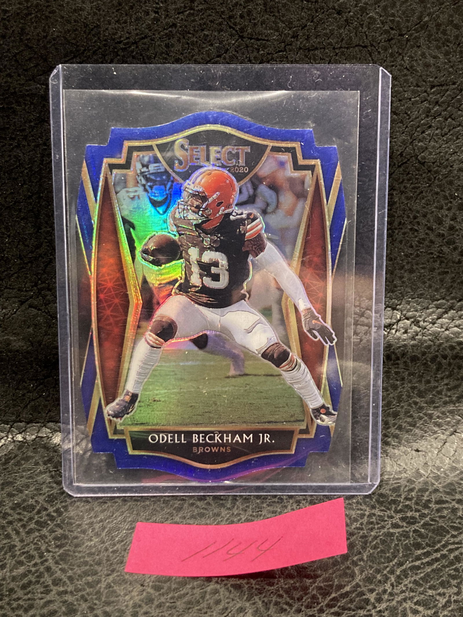 Odell Beckham Jr. 2020 Select Premier Level Blue Prizm (1 of 2)