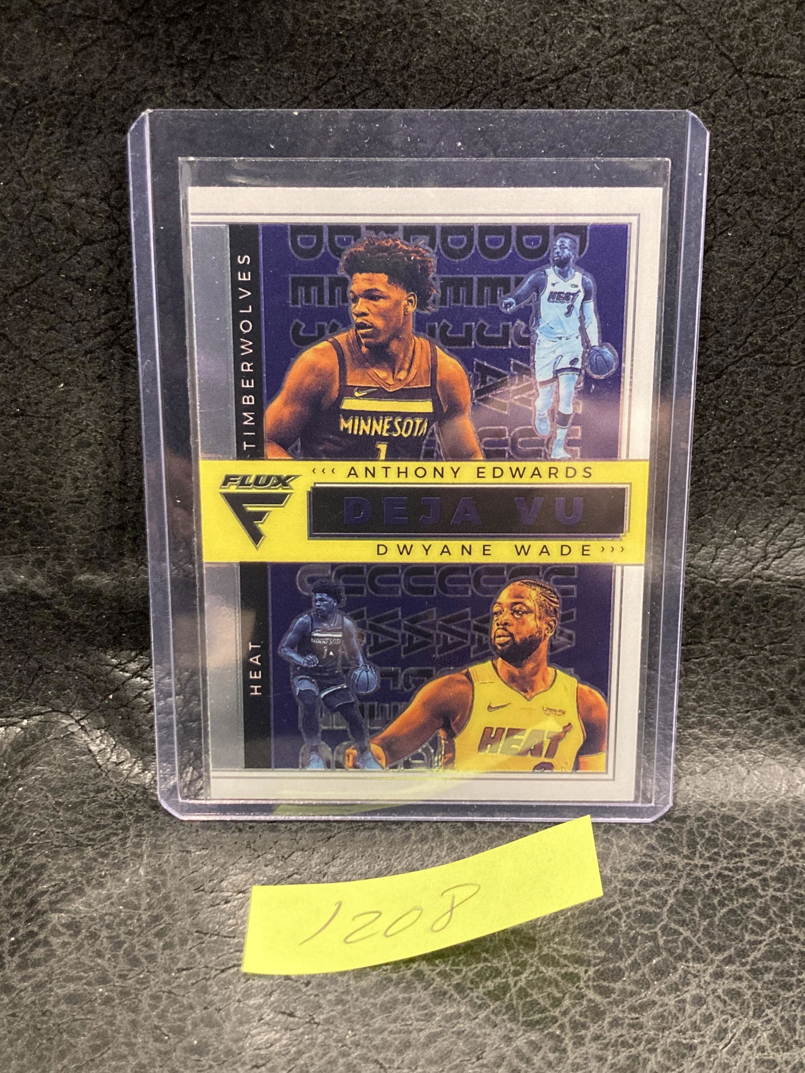 Anthony Edwards Dwayne Wade 2020-21 Panini Flux Deja Vu (1 of 2)