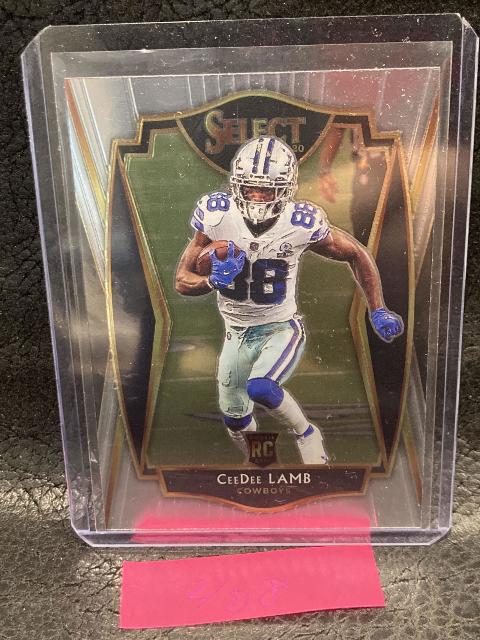 CeeDee Lamb 2020 Select Rookie Premier Level RC Cowboys (1 of 2)