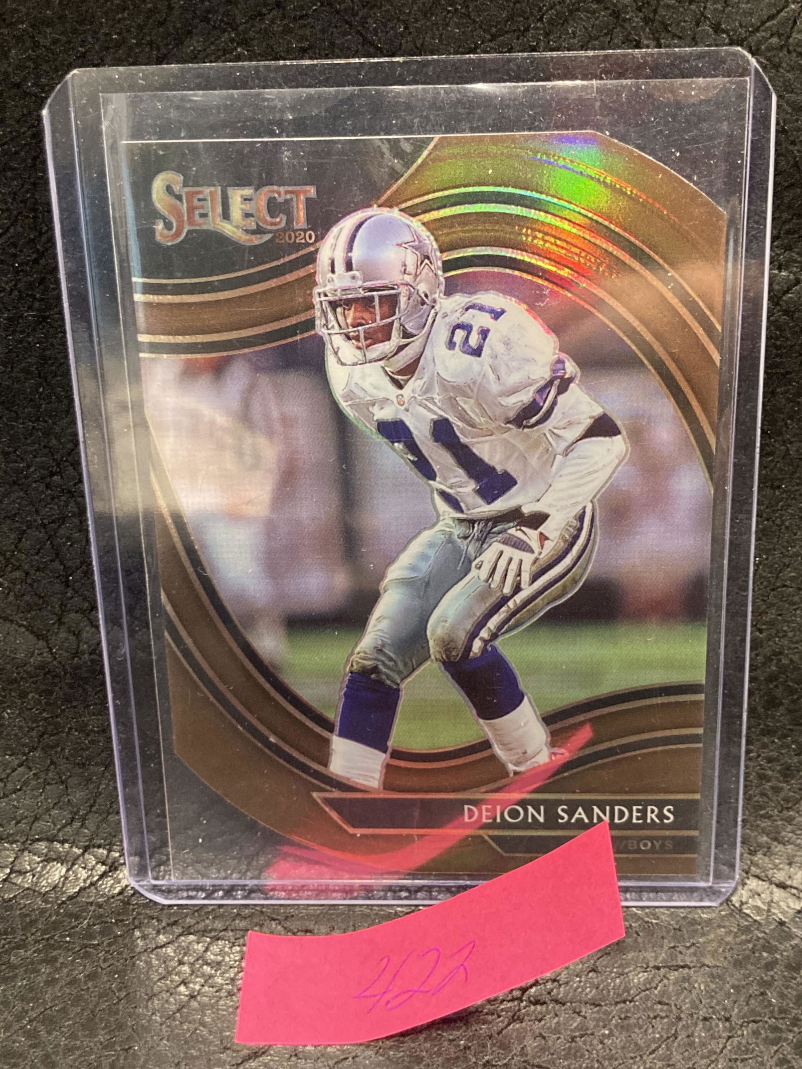 Deion Sanders 2020 Select Field Level Copper Prizm Die (1 of 2)