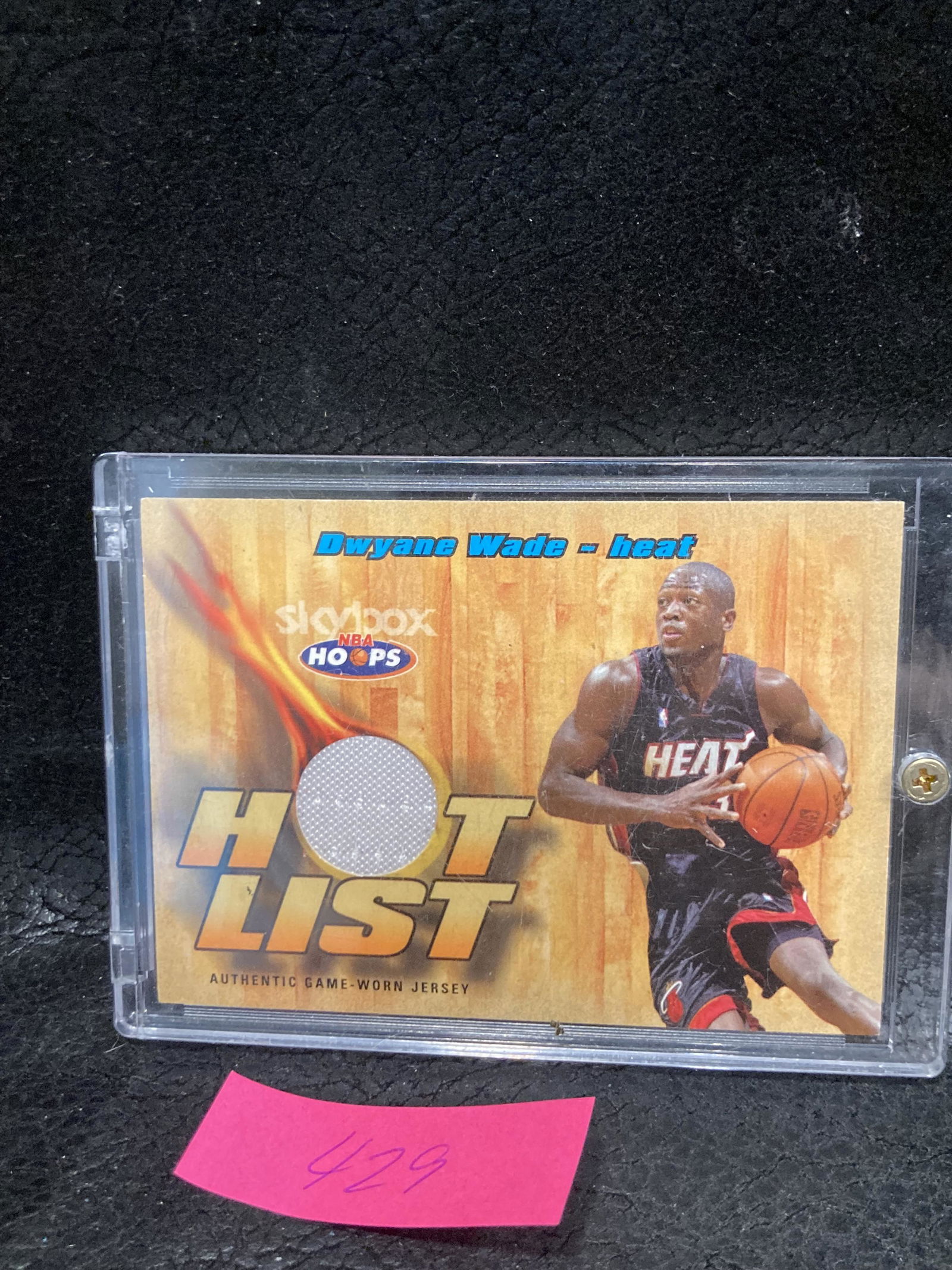 Dwayne Wade 2004 Skybox Nba Hoops Hot List #HL/DW Miami (1 of 2)