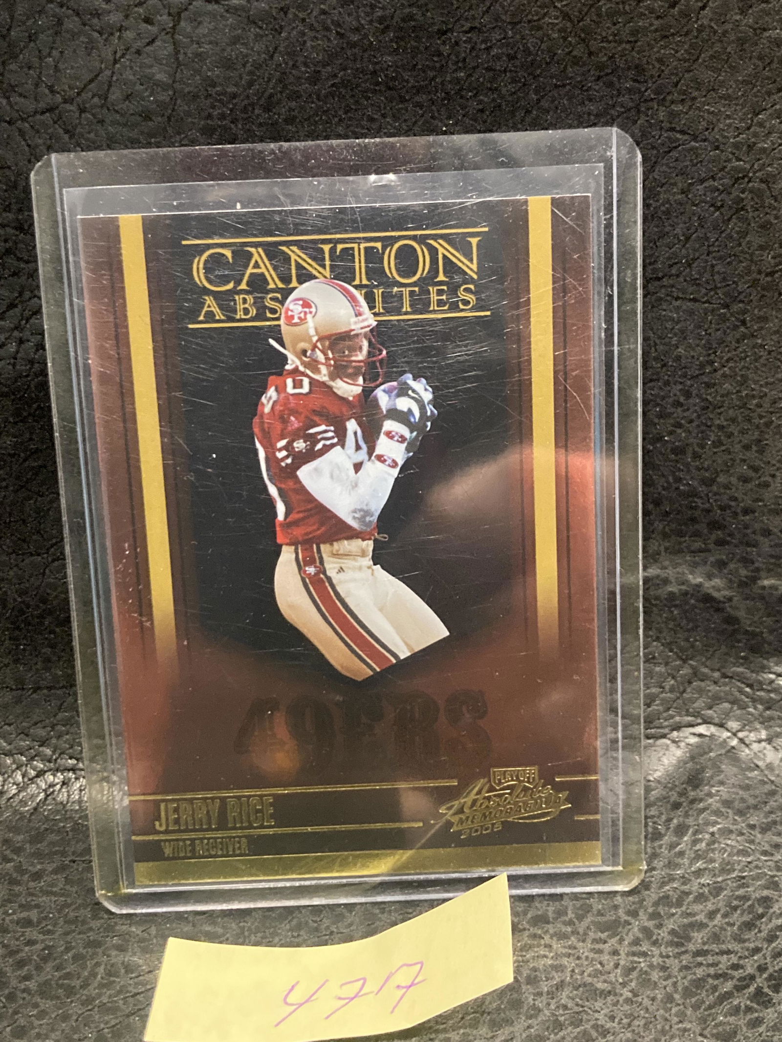 Jerry Rice 2006 Playoff Absolute Canton Absolutes (1 of 2)