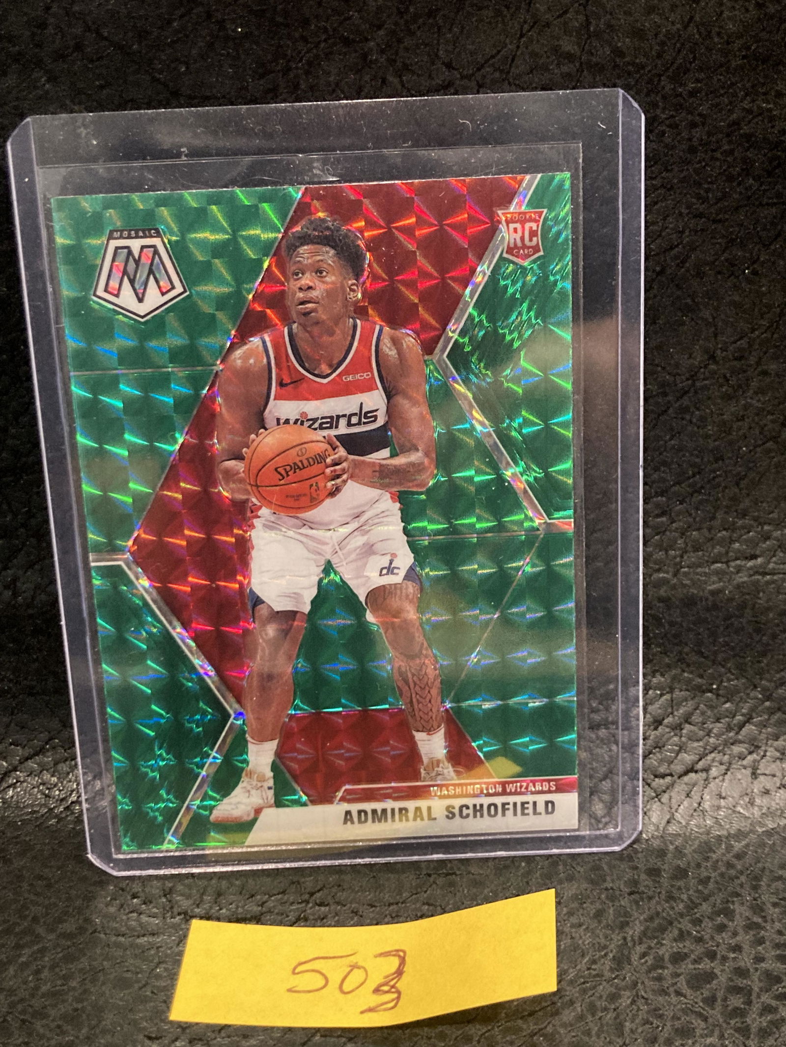 Admiral Schofield   2019-20 Panini Mosaic Green (1 of 2)